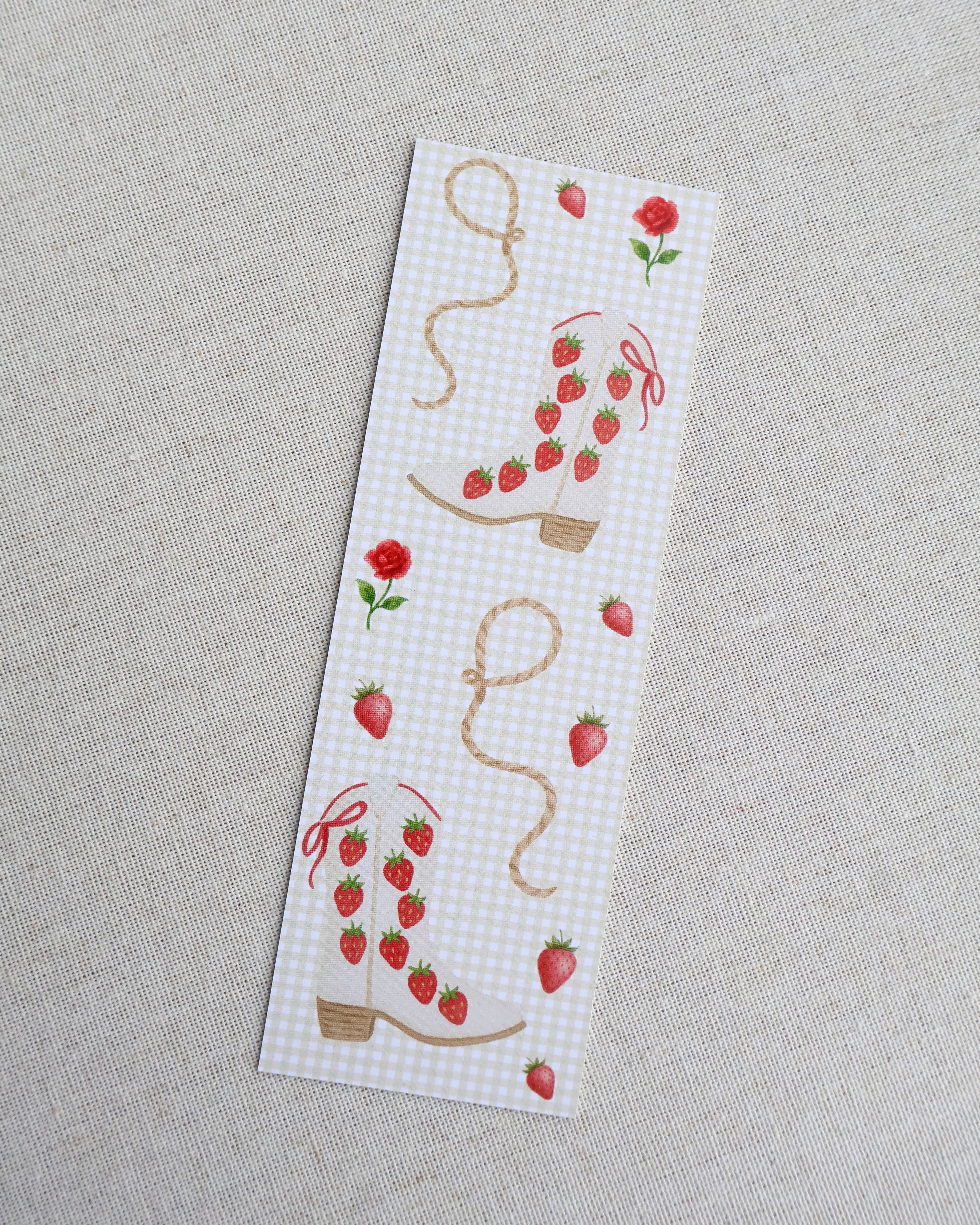 Western Strawberries Bookmark