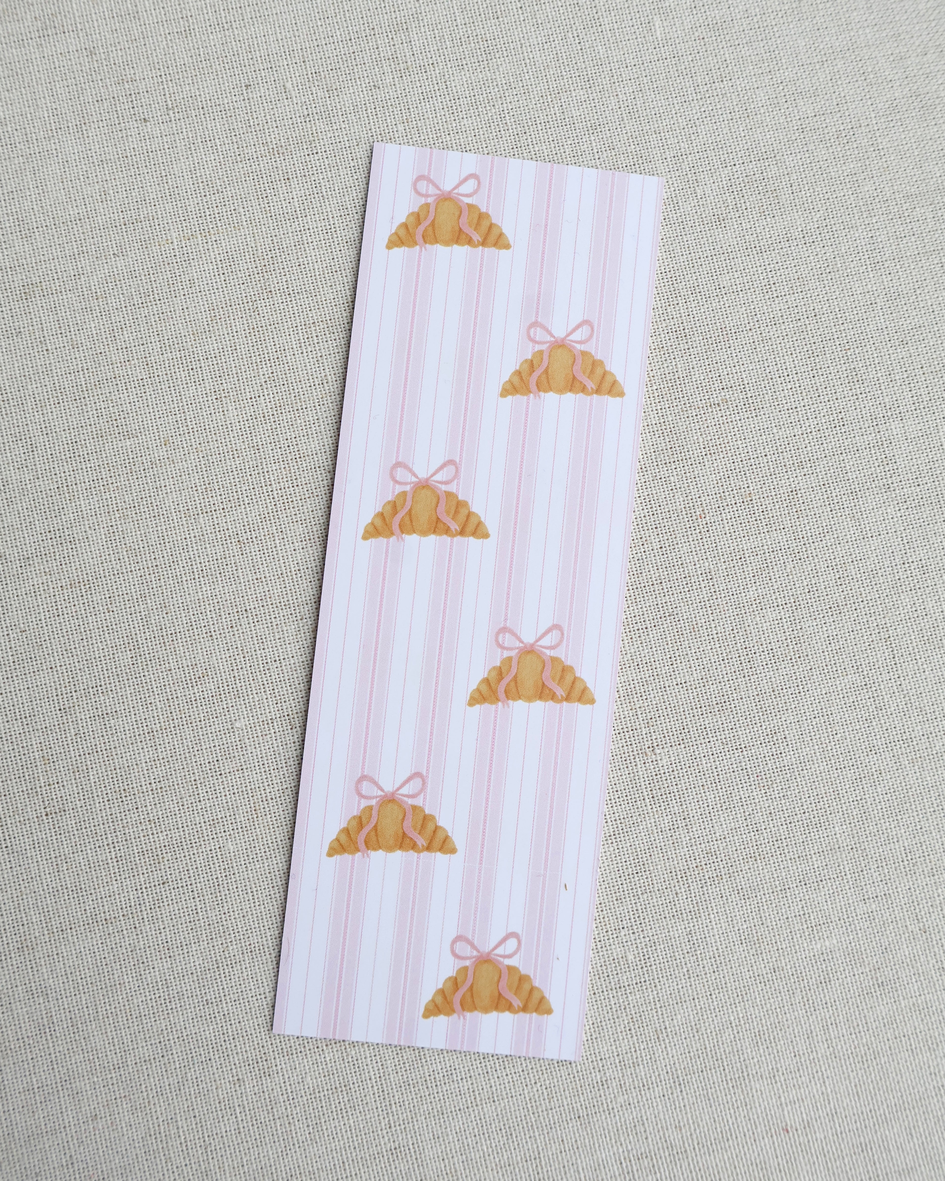 Croissant Bow Bookmark