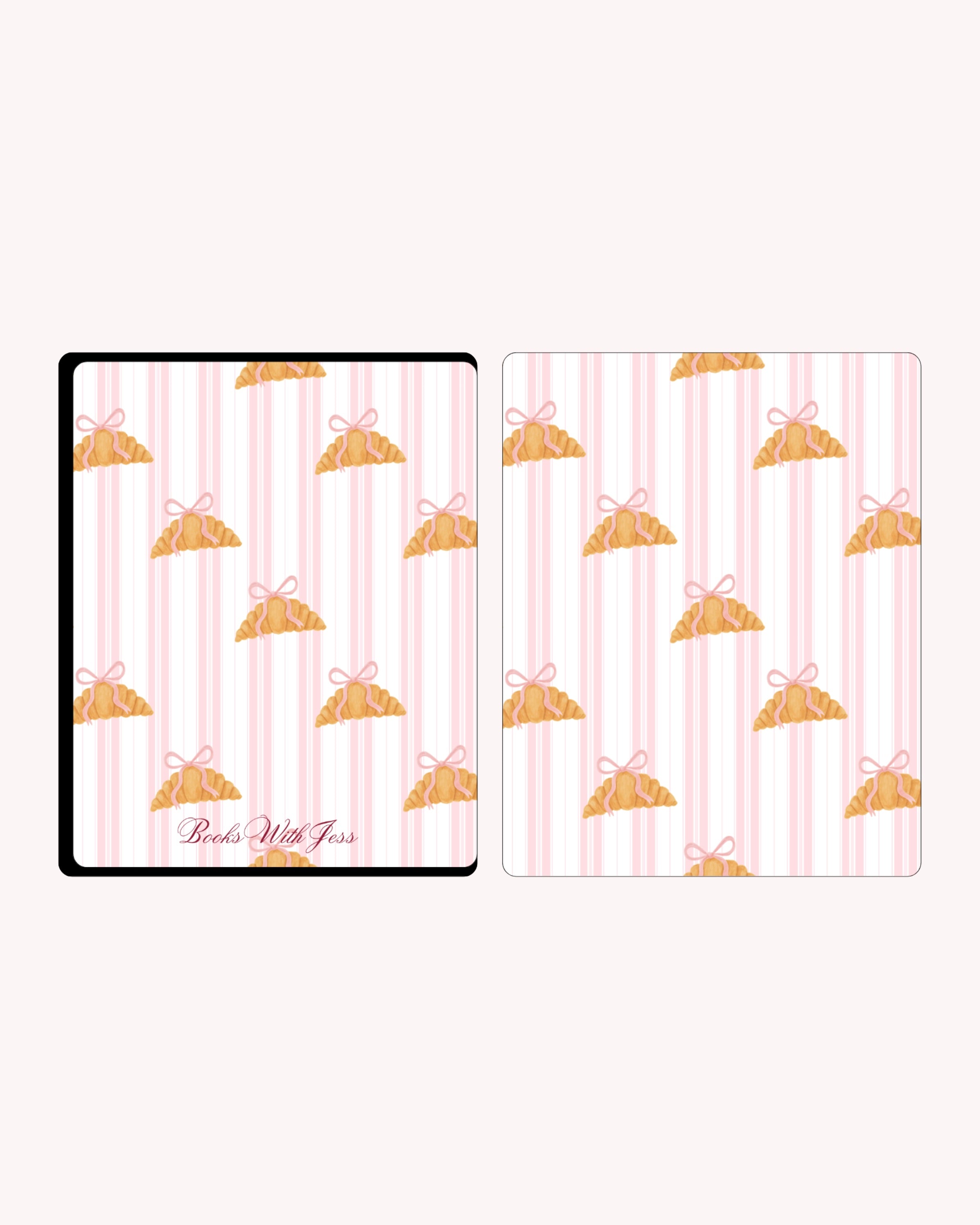 Girly Croissant Kindle Case