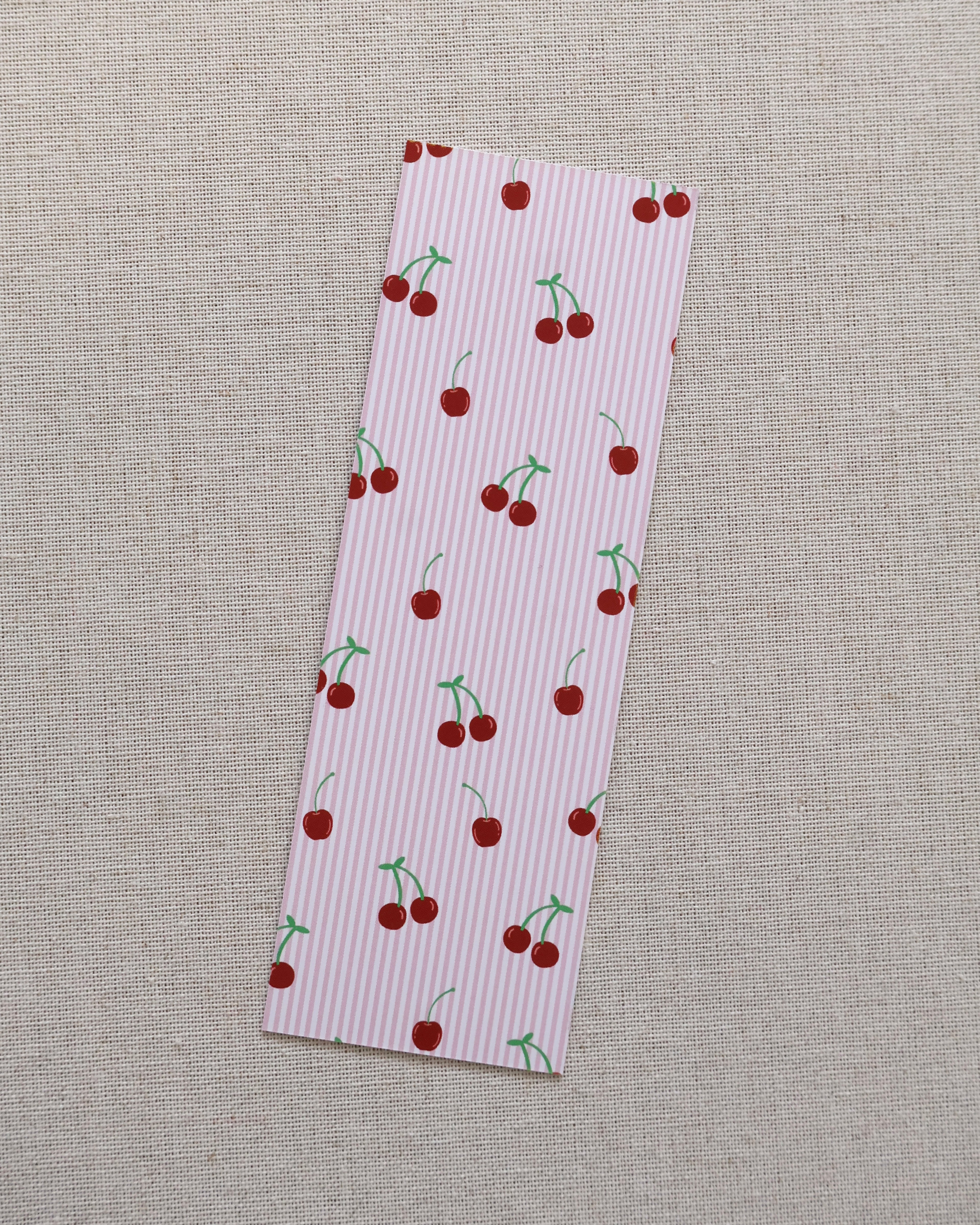 Cherry Stripe Bookmark