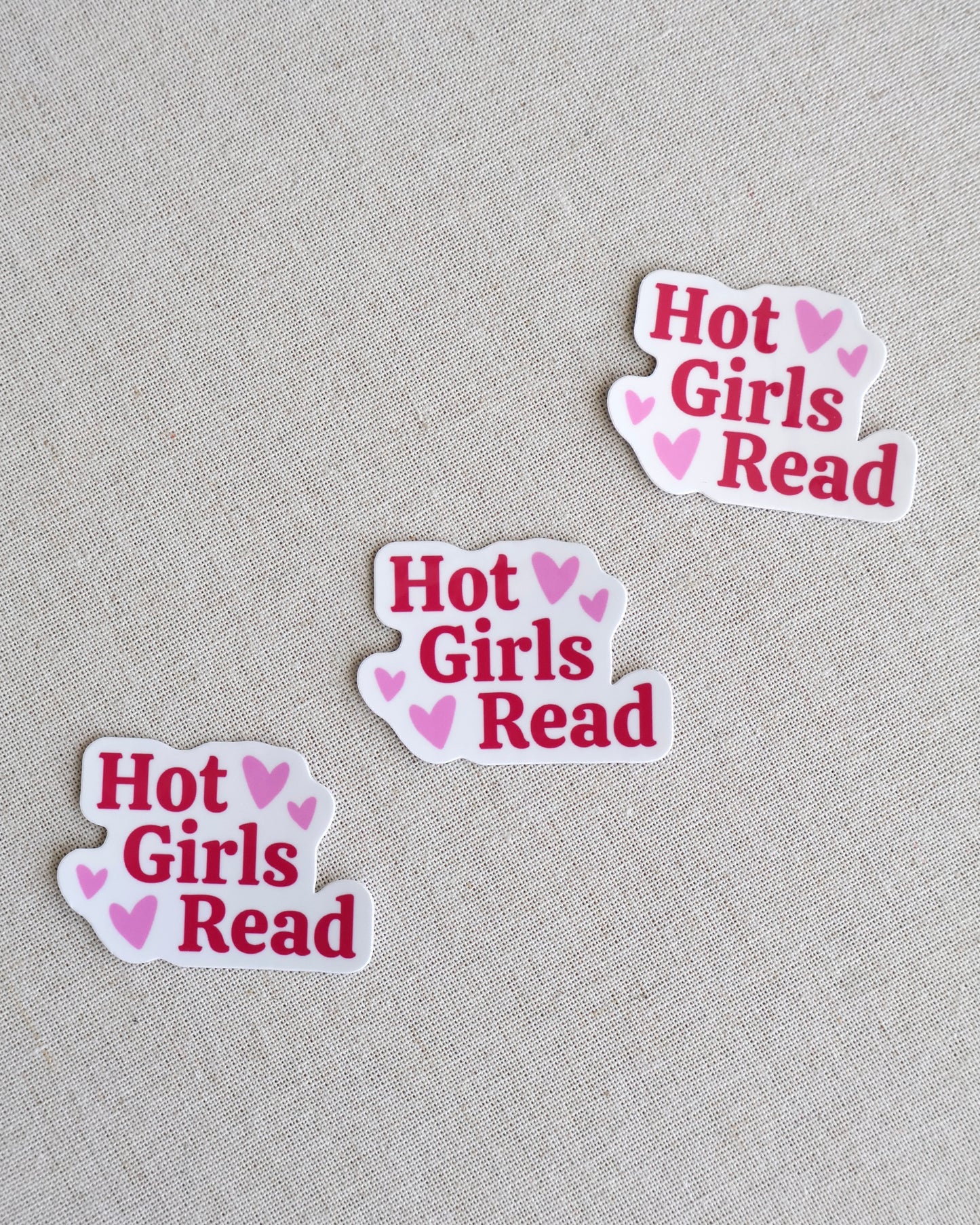 Hot Girls Read Sticker