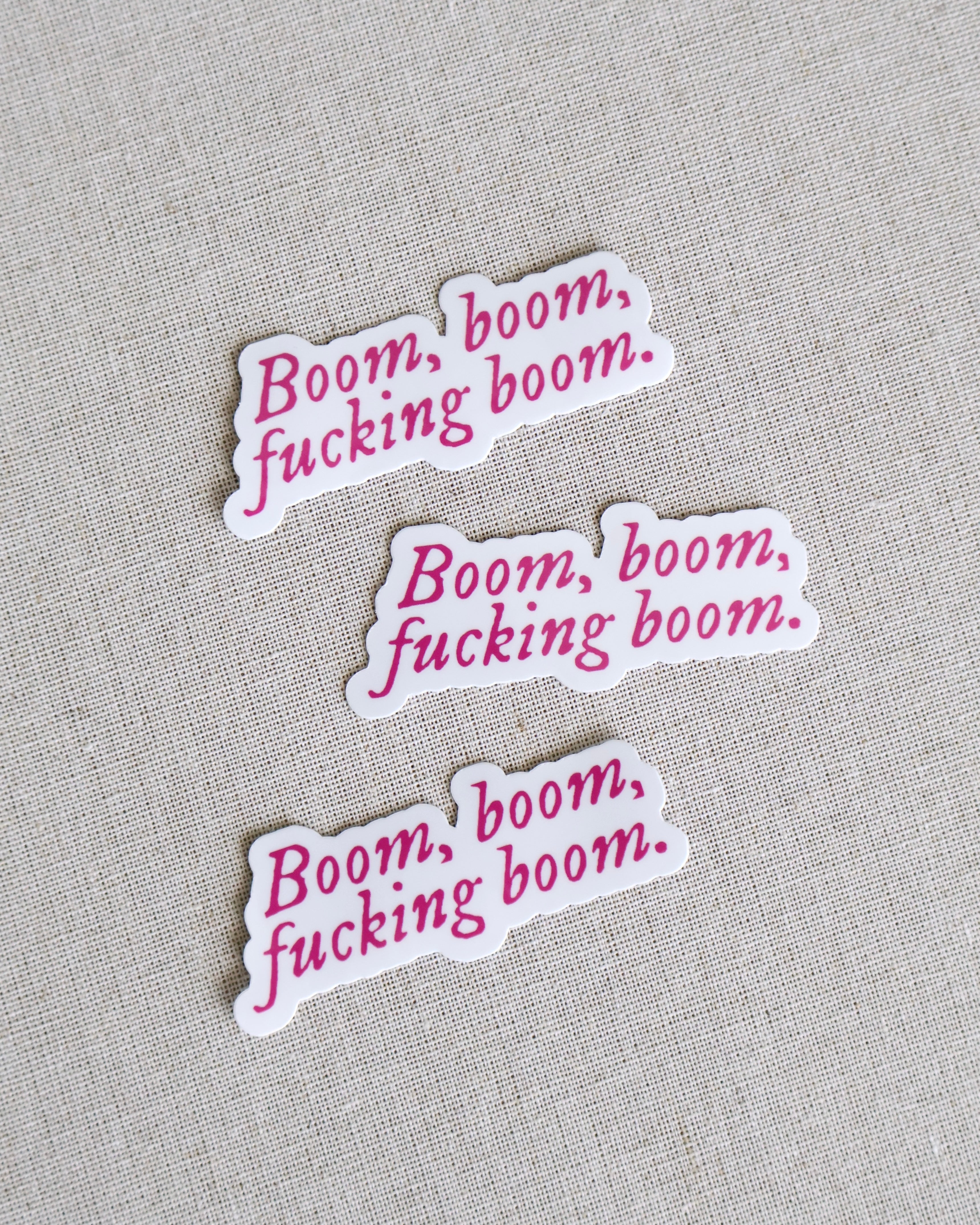 Boom Boom Sticker