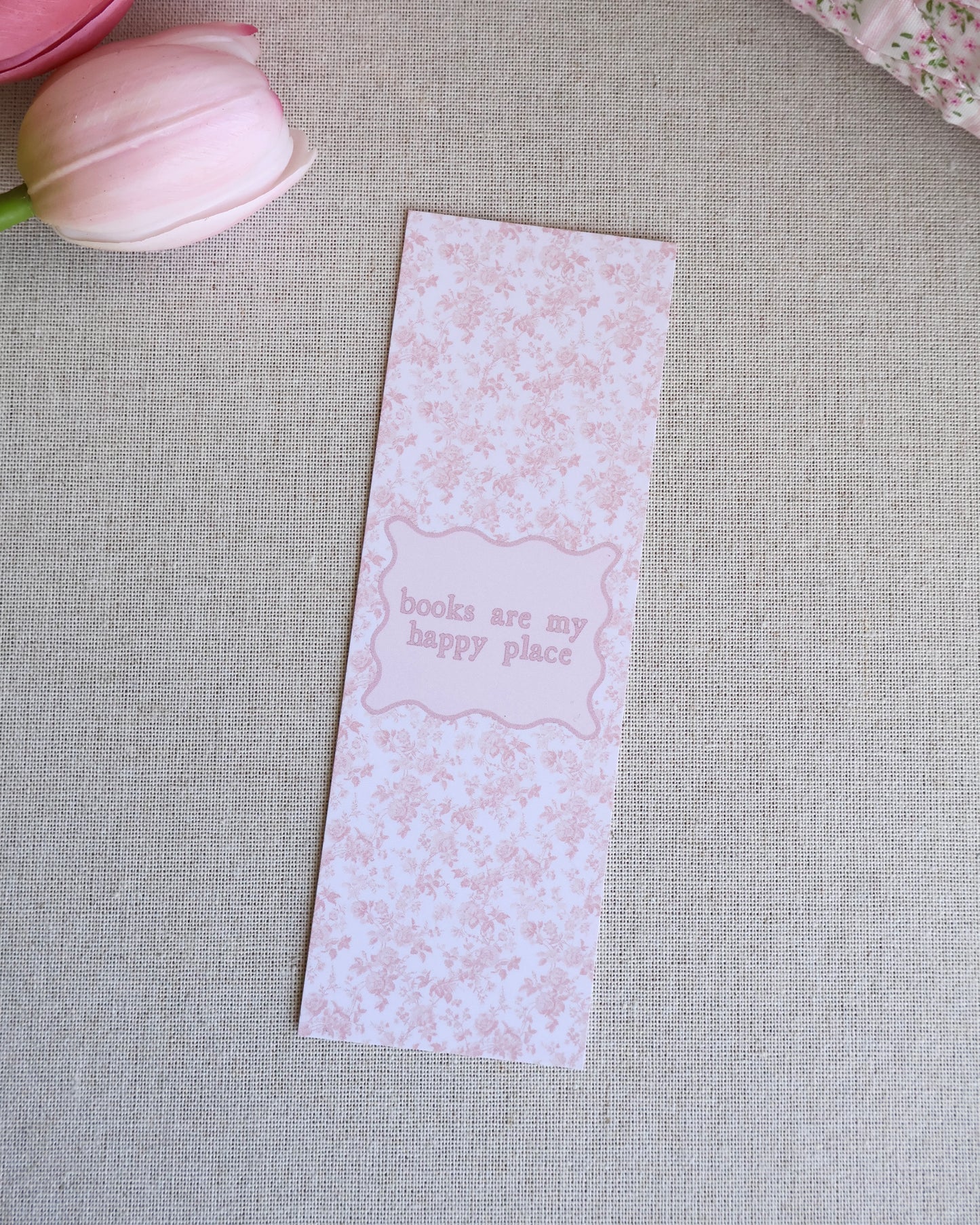 Books Are My Happy Place Bookmark