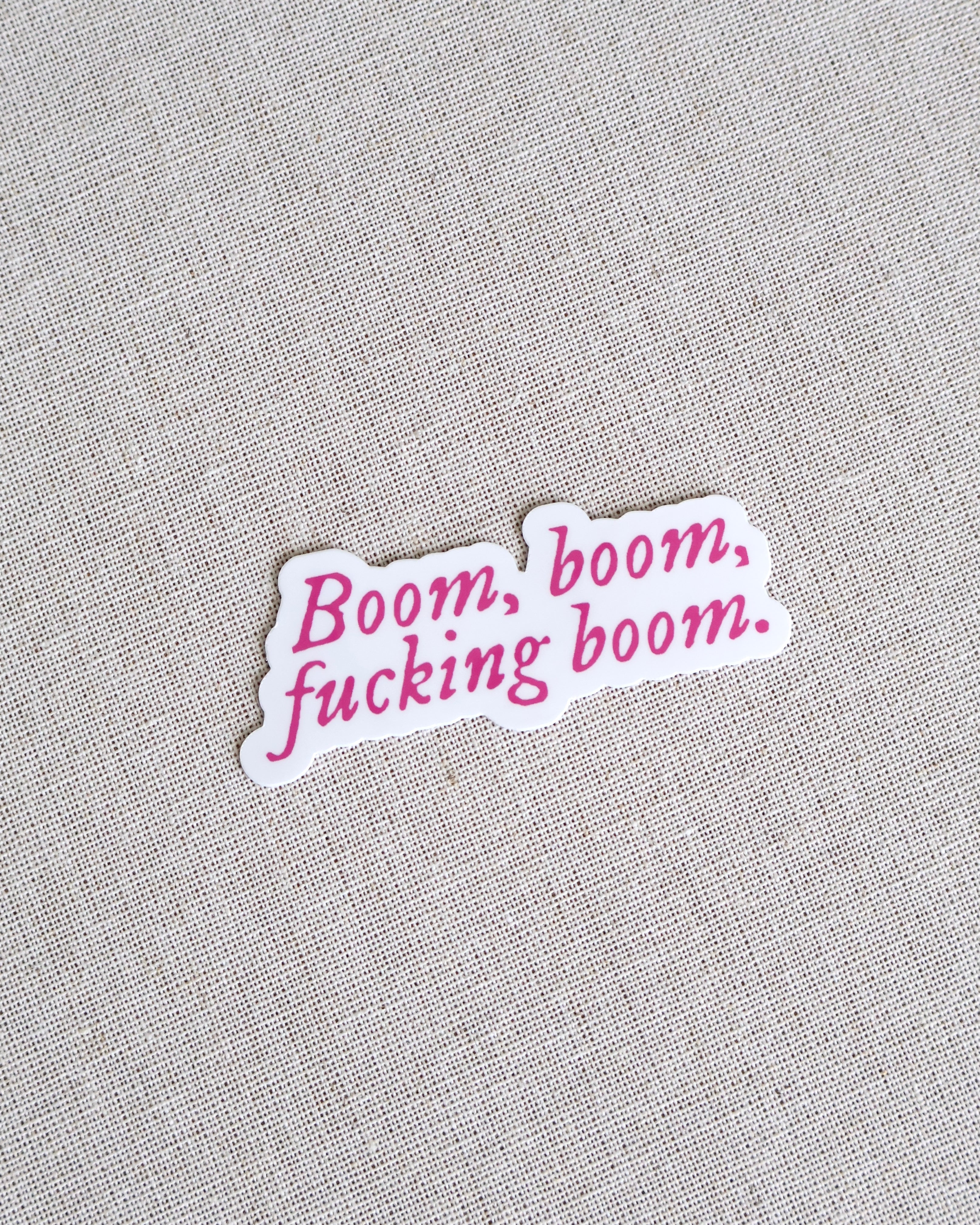 Boom Boom Sticker
