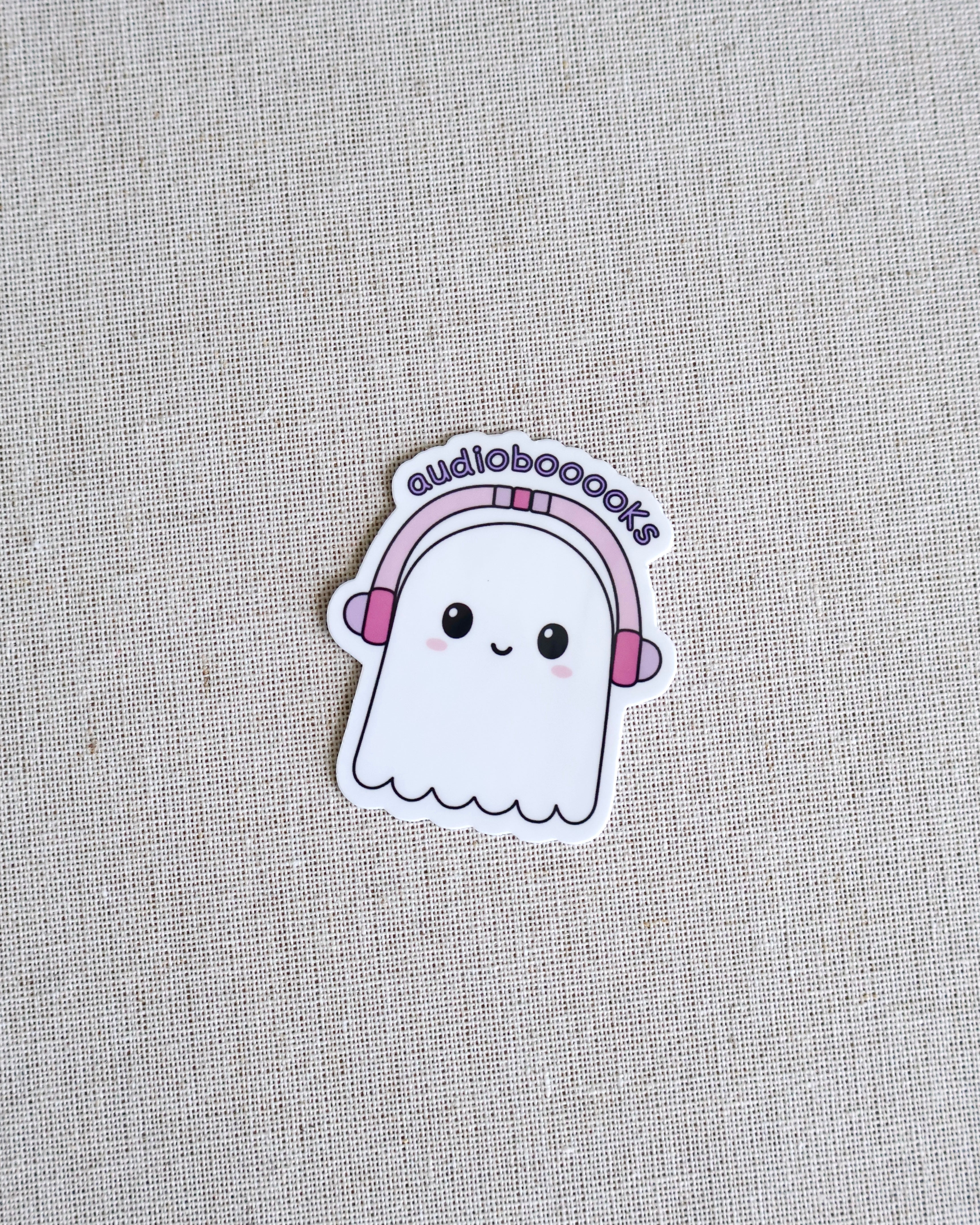Audiobooks Ghost Sticker
