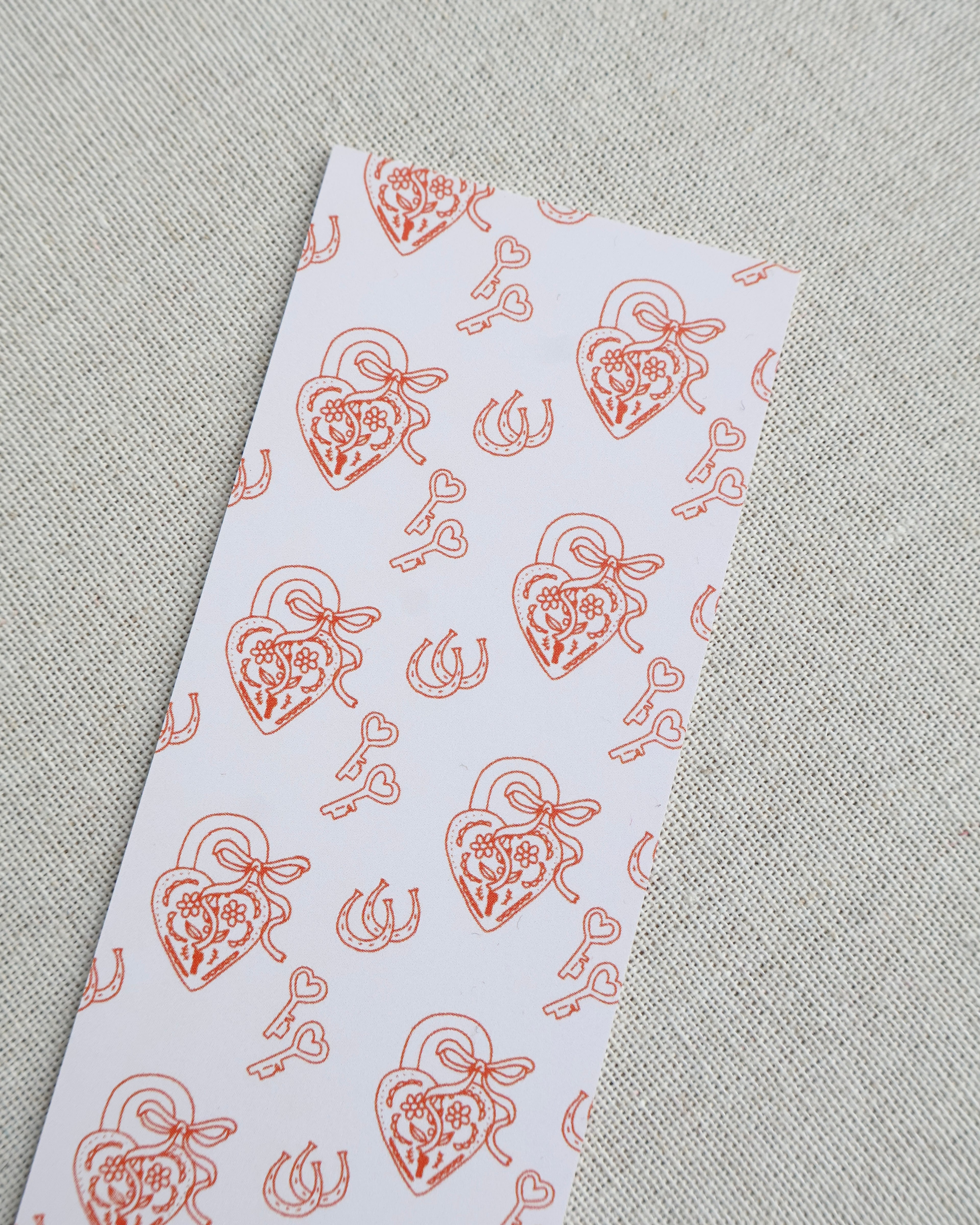 Western Locket Bookmark