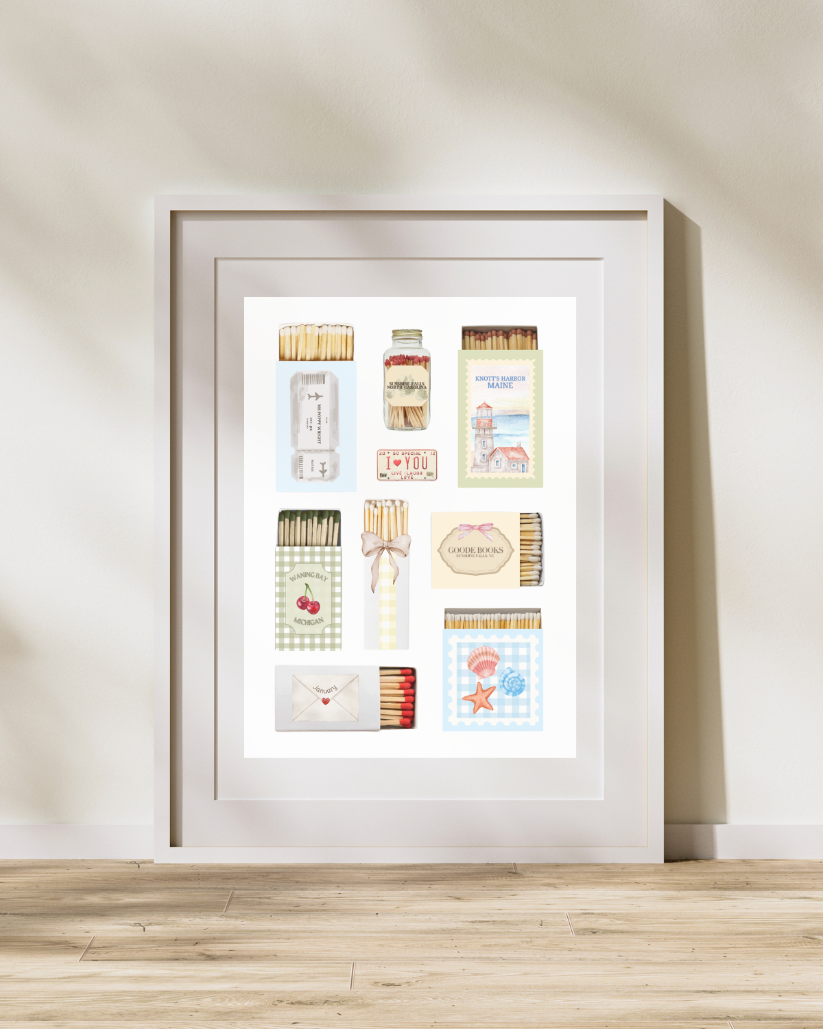 Em Henry Matchbox Print