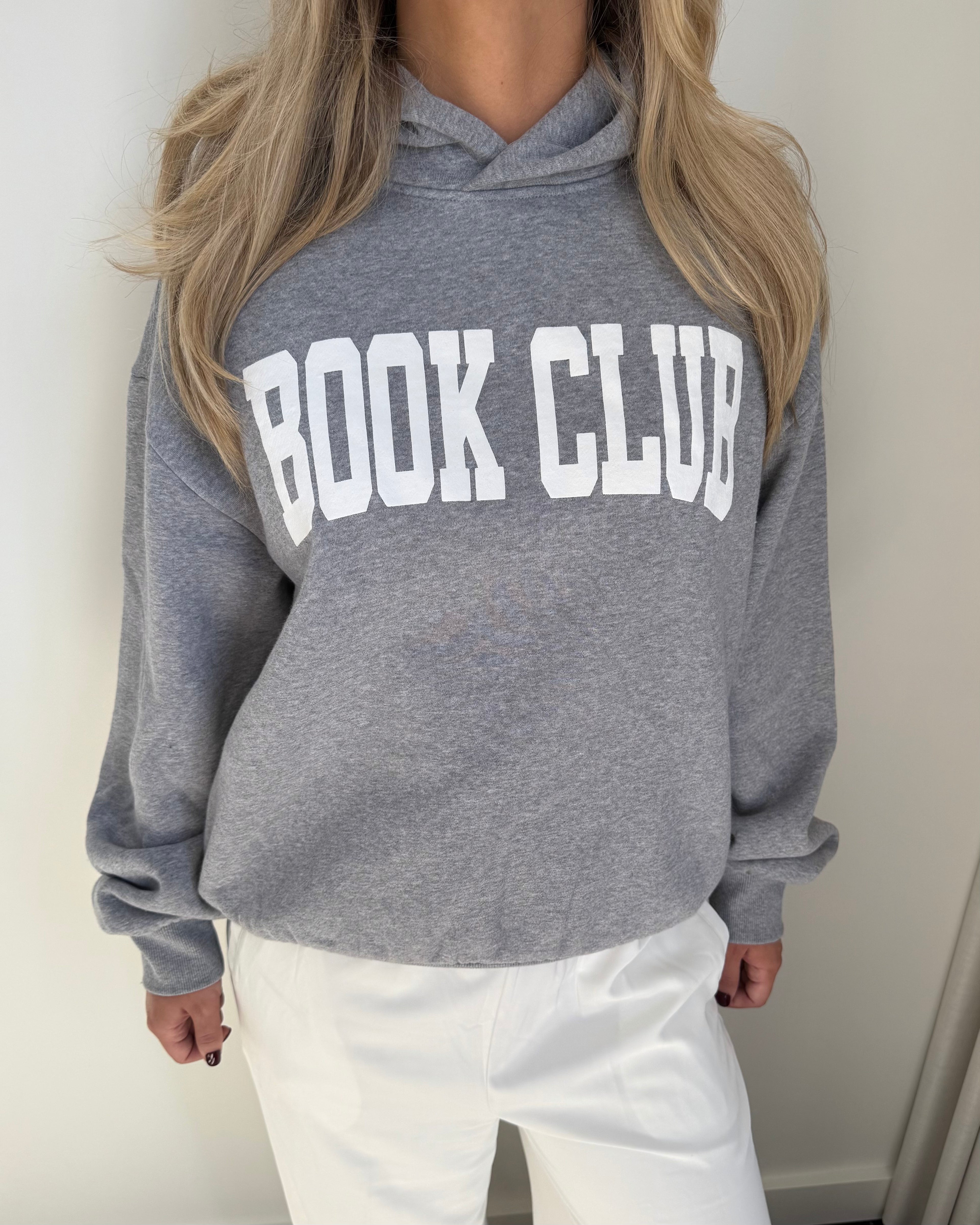 Book Club Puff Hoodie - Dark Grey