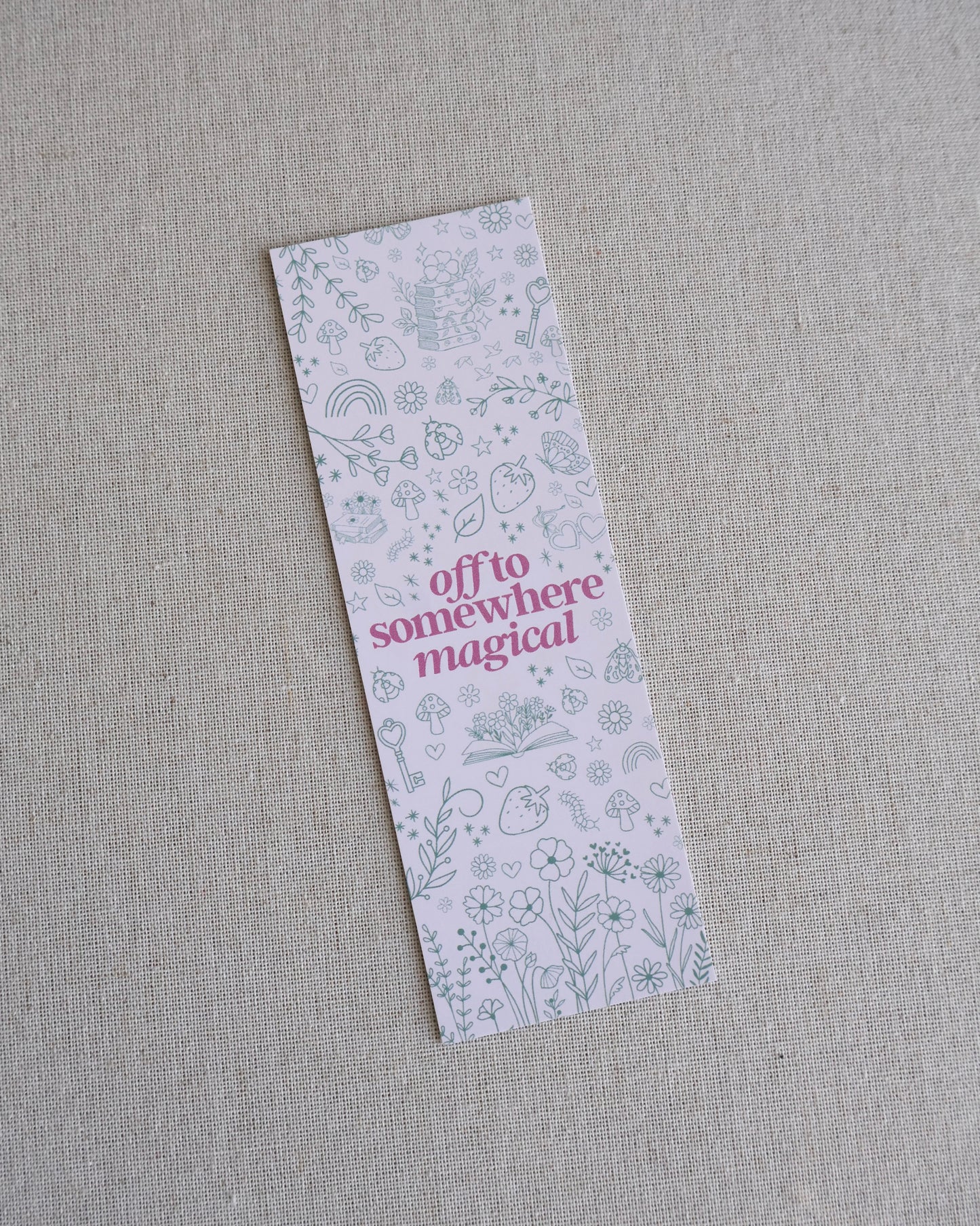 Off To Somewhere Magical Bookmark
