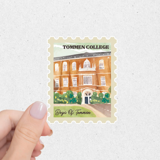 College Stamp Sticker