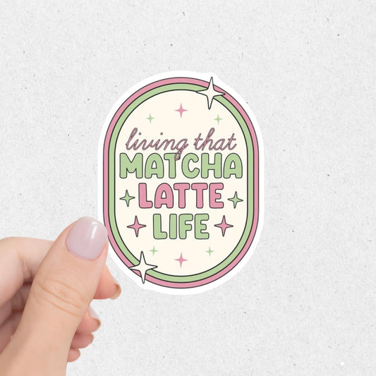 Matcha Latte Sticker