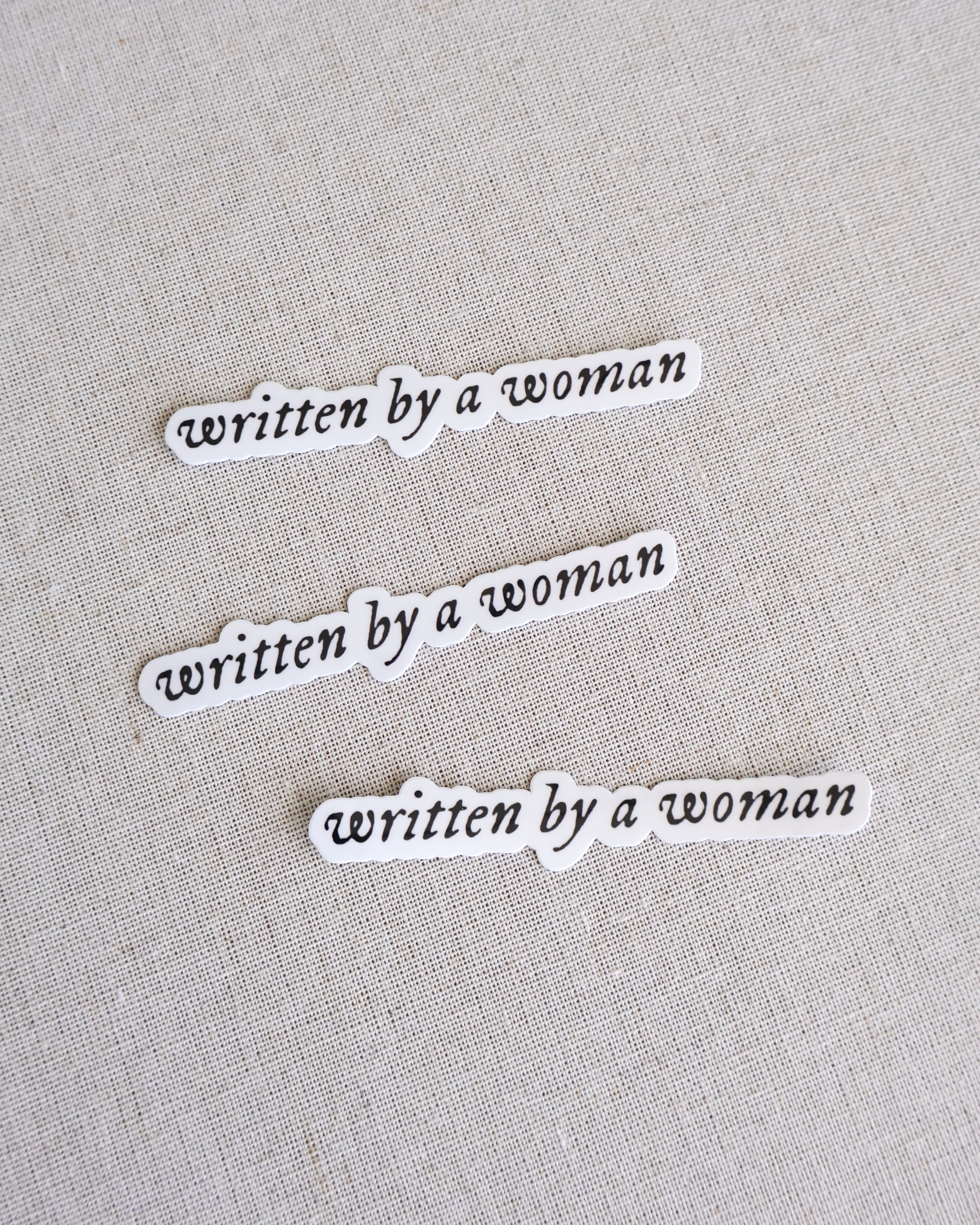 Written By A Woman Sticker