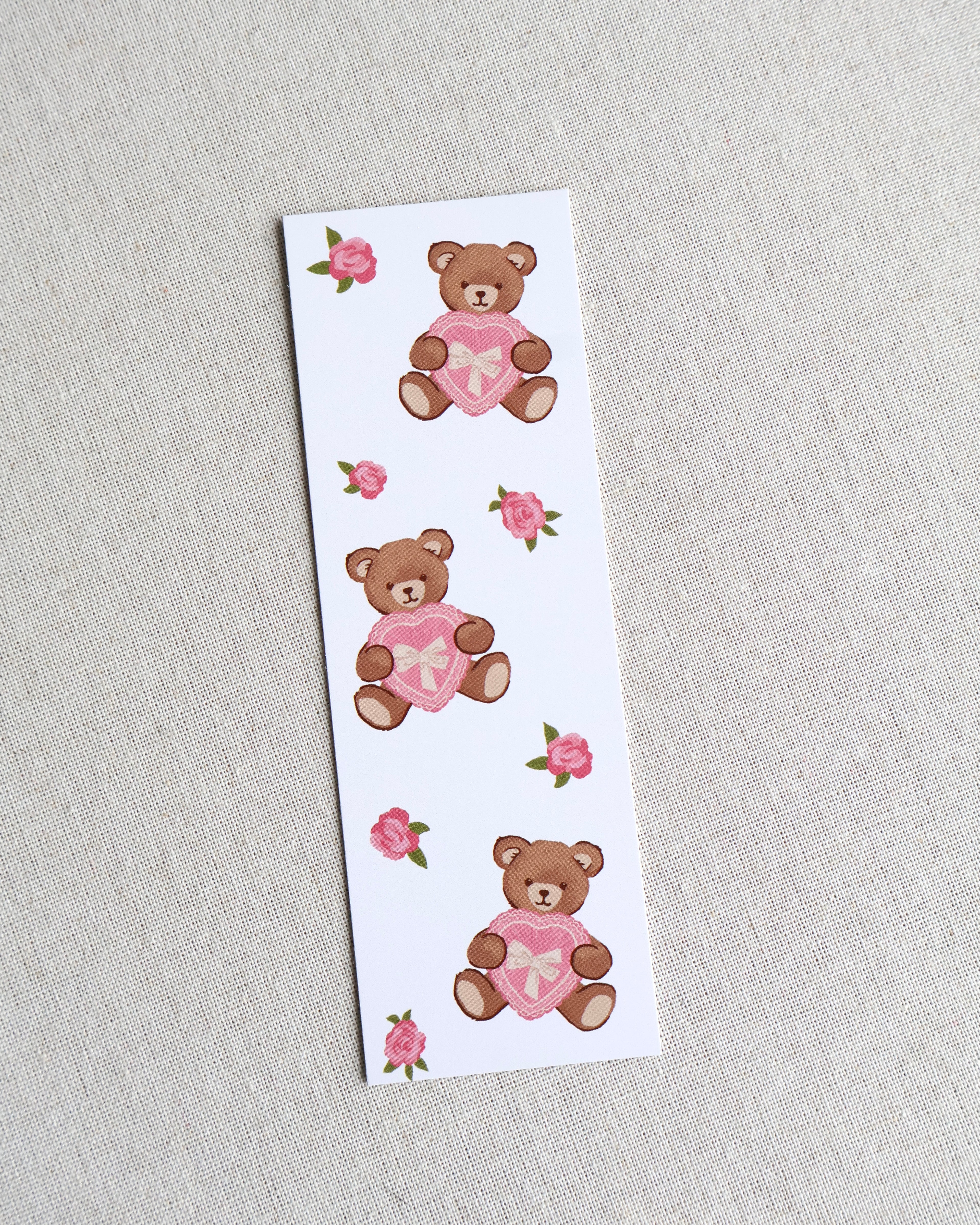 Bear & Flowers Bookmark