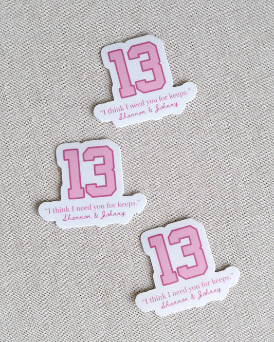 13 Sticker