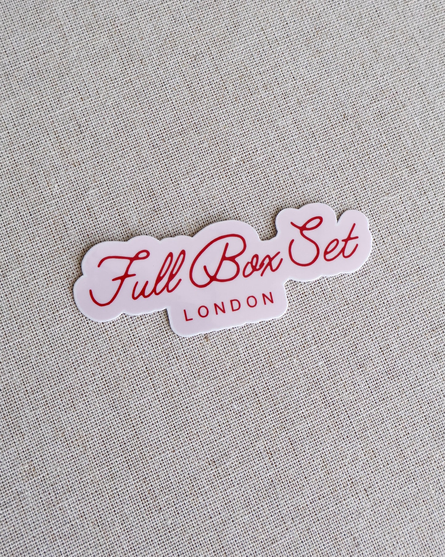 Full Box Set Sticker