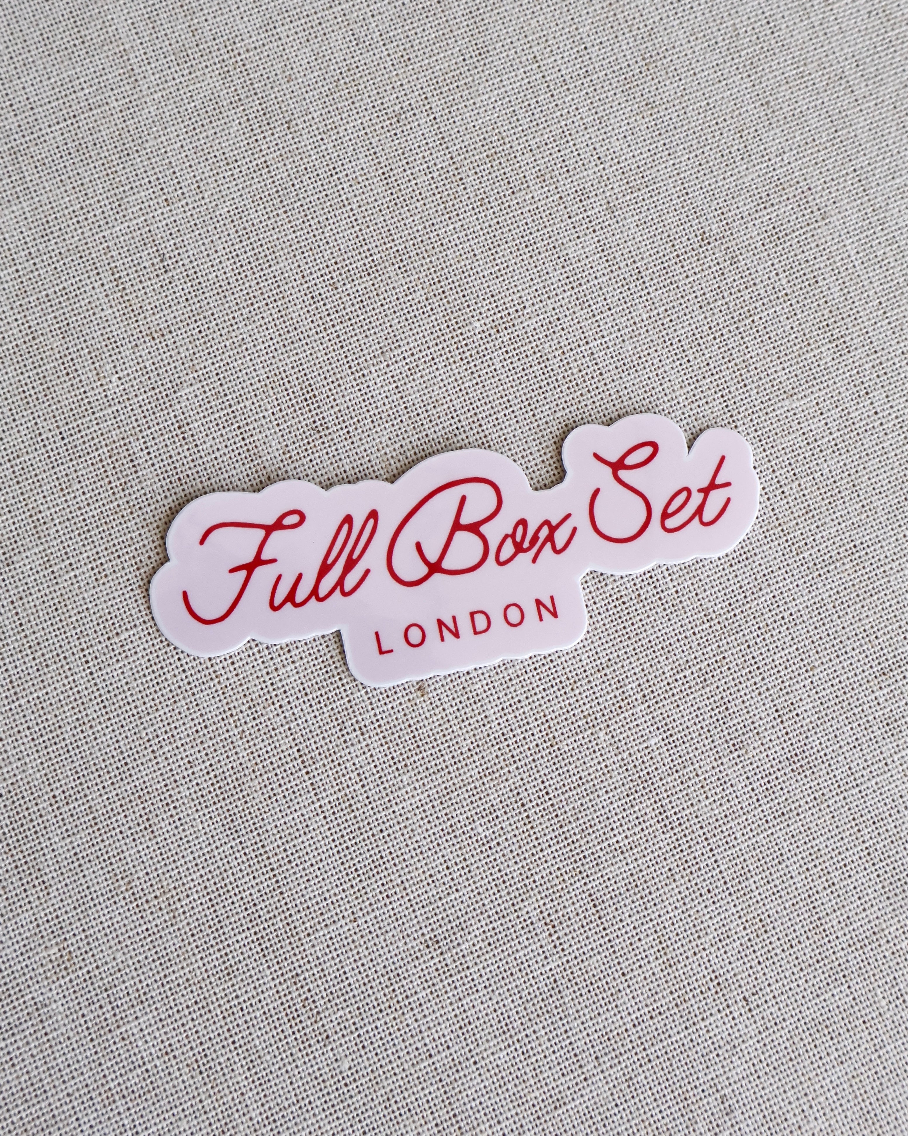 Full Box Set Sticker