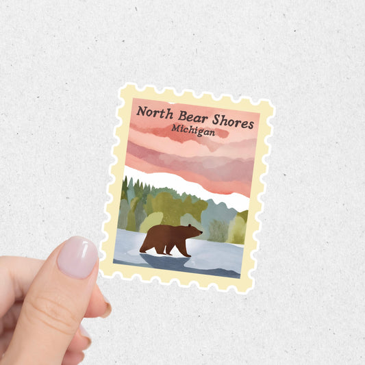 North Bear Shores Stamp Sticker