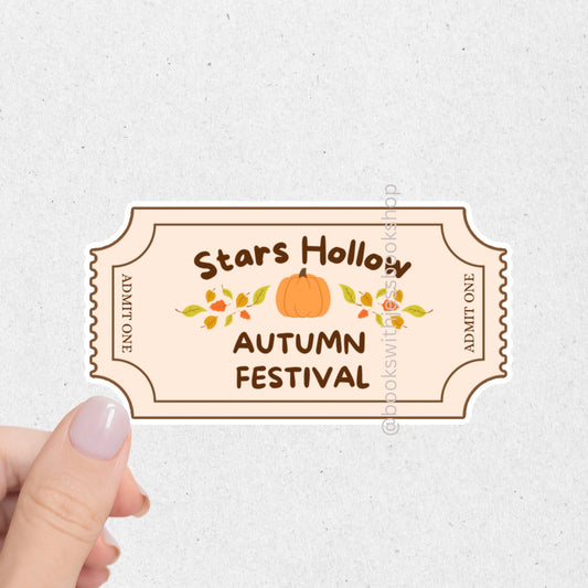 Stars Hollow Autum Fest Sticker