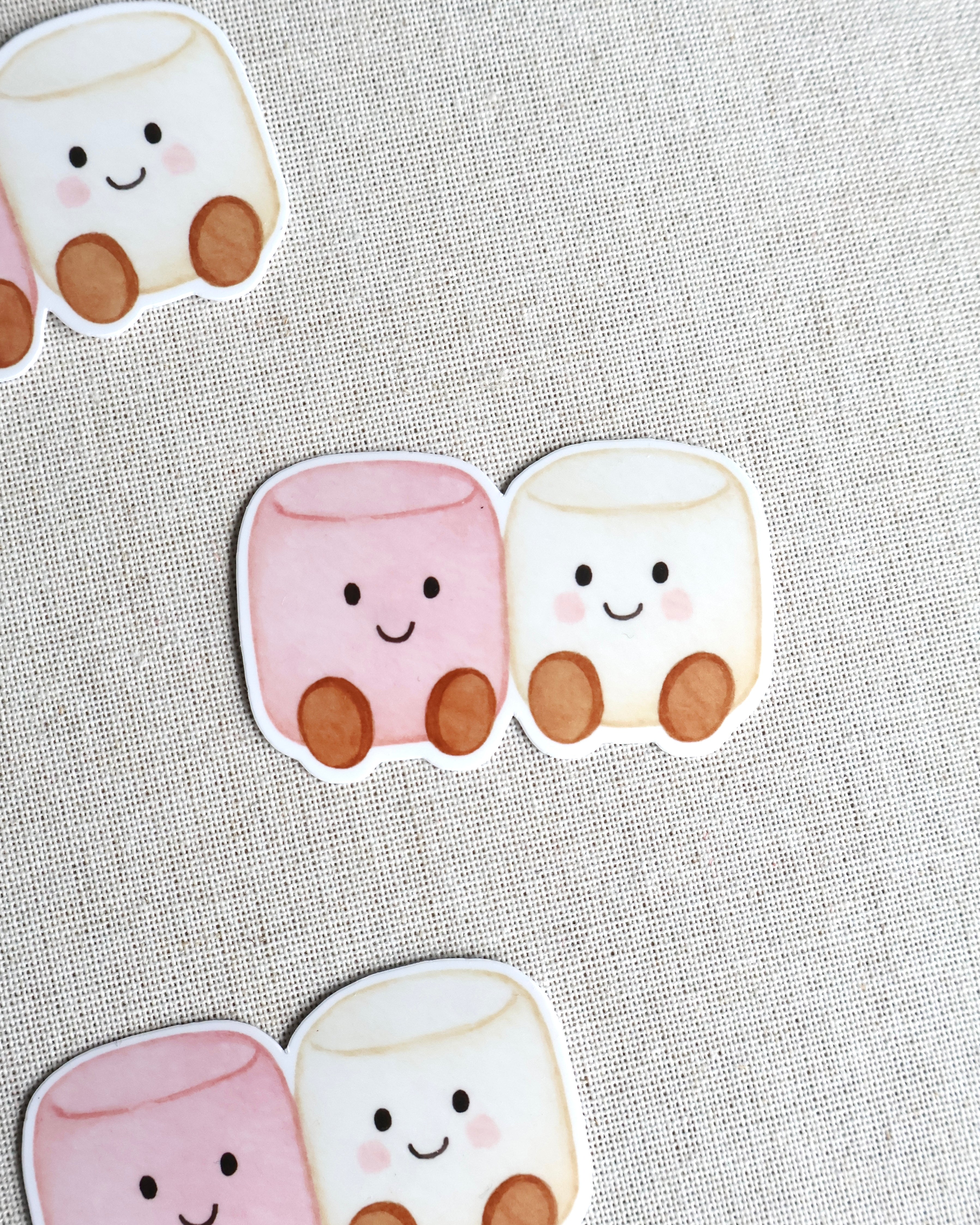 Two Marshmallows Sticker