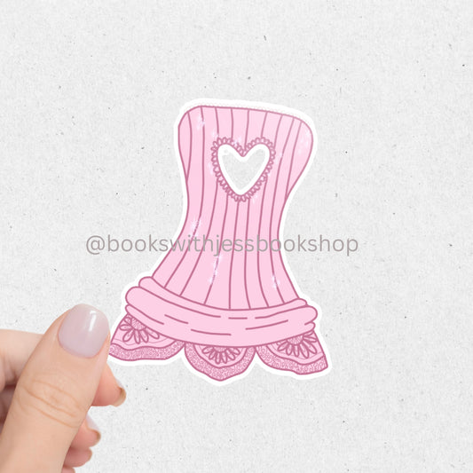 Sabrina Heart Dress Sticker