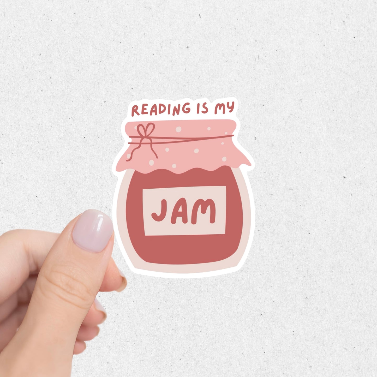 Reading Is My Jam Sticker