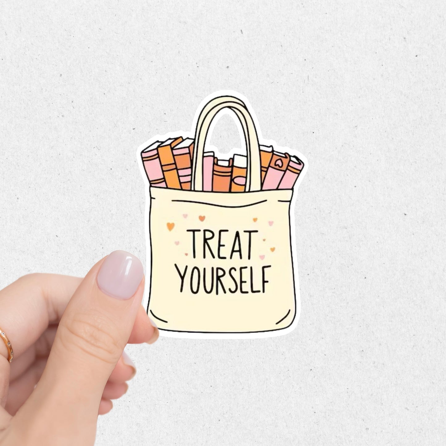 Treat Yourself Sticker