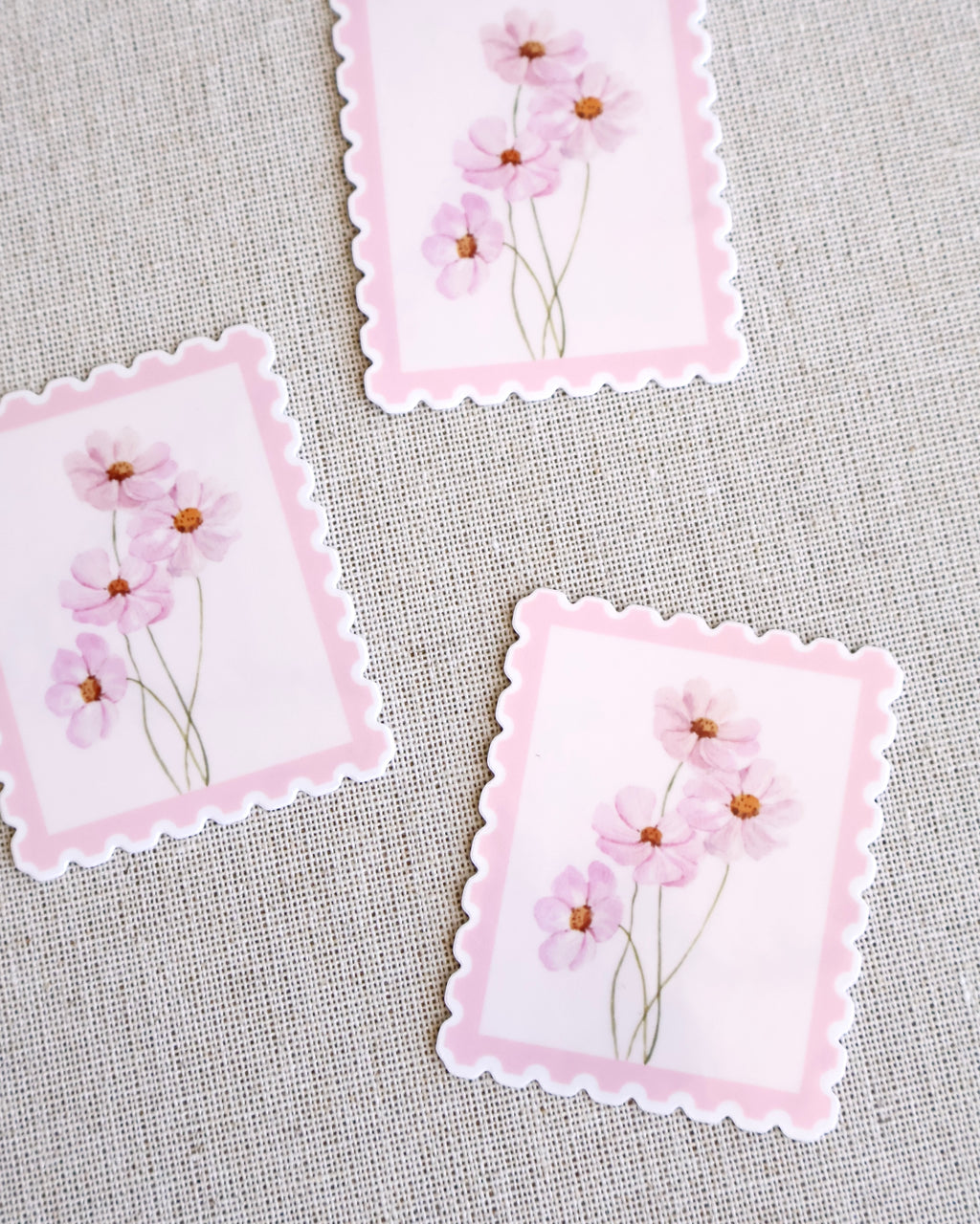 Flower Stamp Sticker