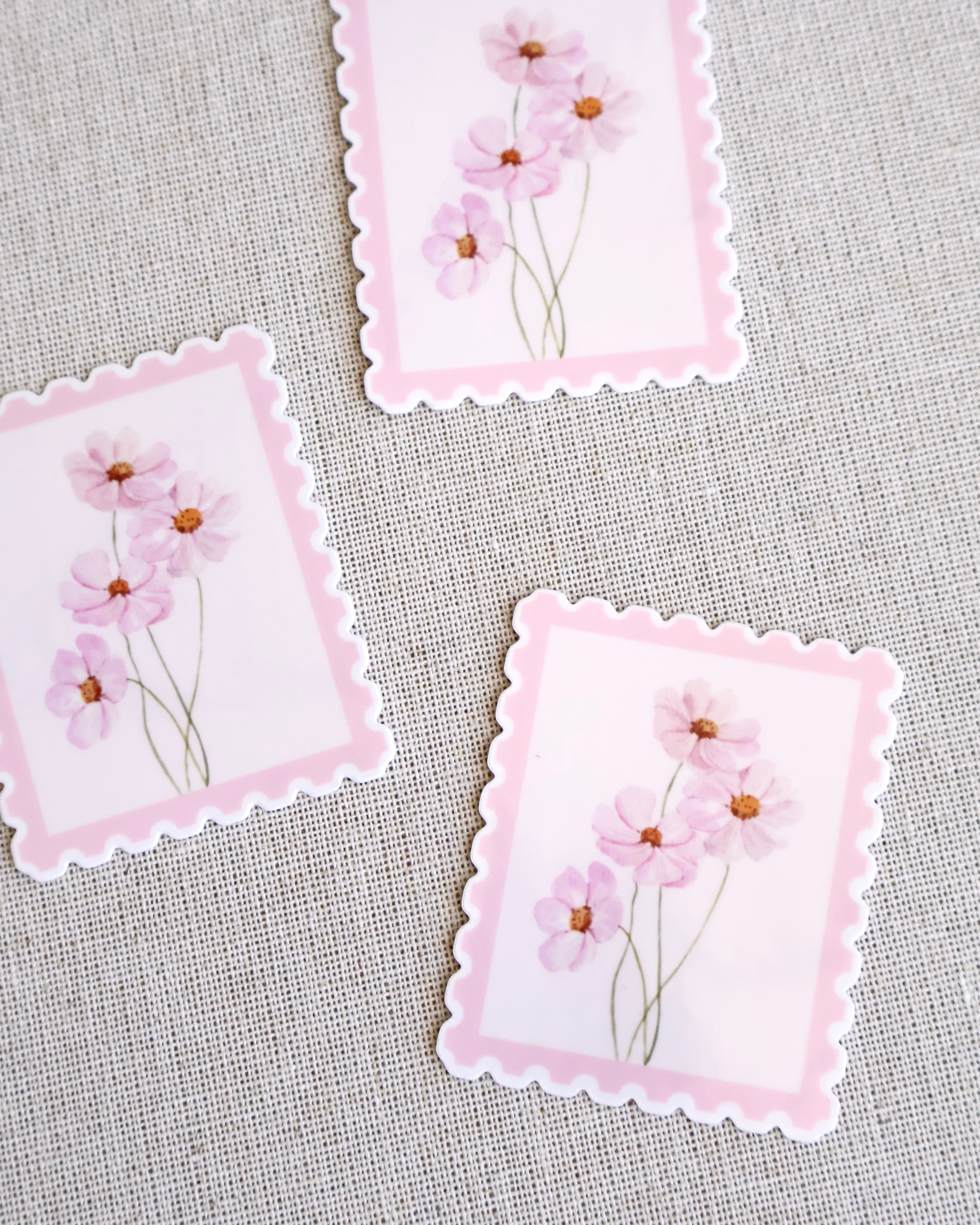 Flower Stamp Sticker