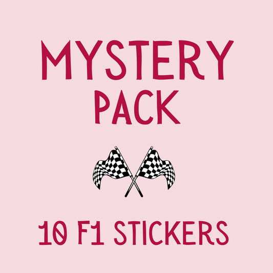 MYSTERY PACK OF 10 - F1 Stickers