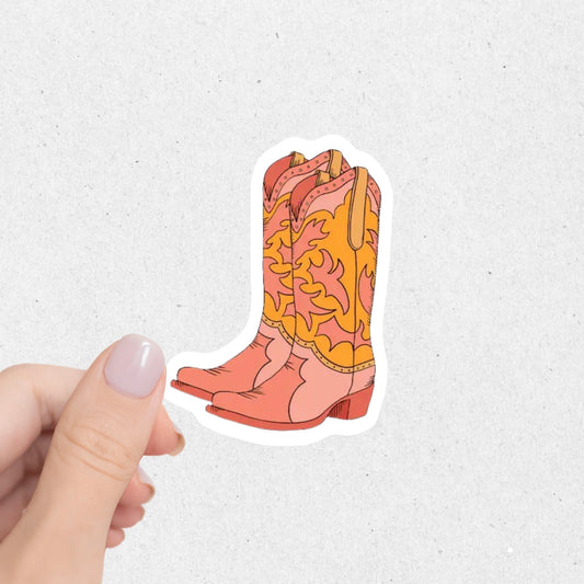 Cowboy Boots Sticker