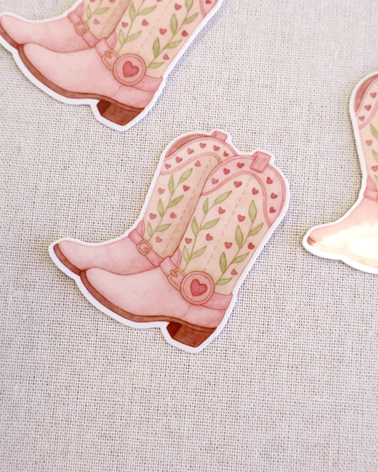 Cowboy Boots Sticker