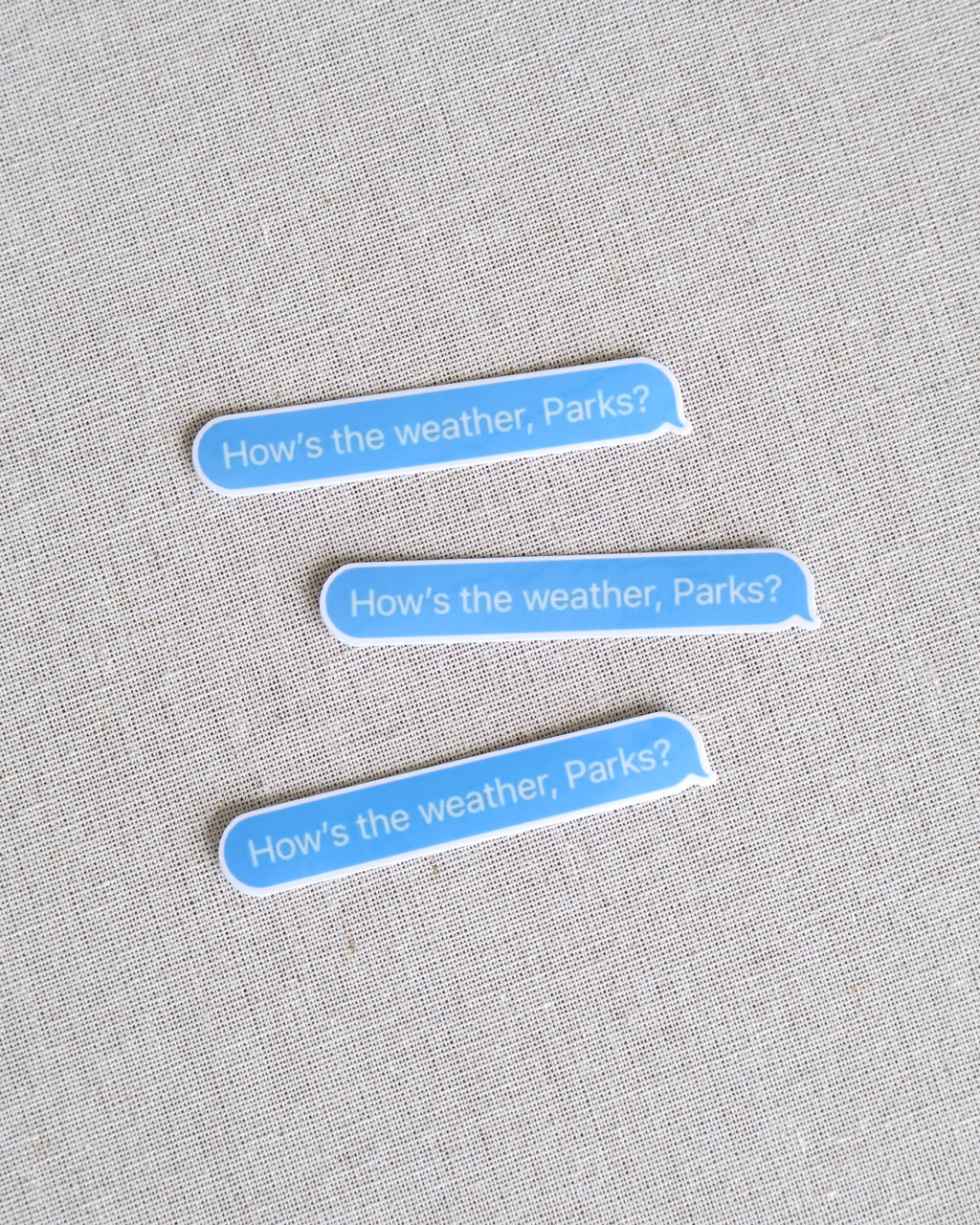 How’s The Weather? Text Bubble Sticker
