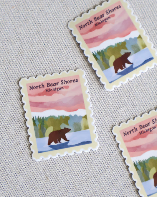 North Bear Shores Stamp Sticker