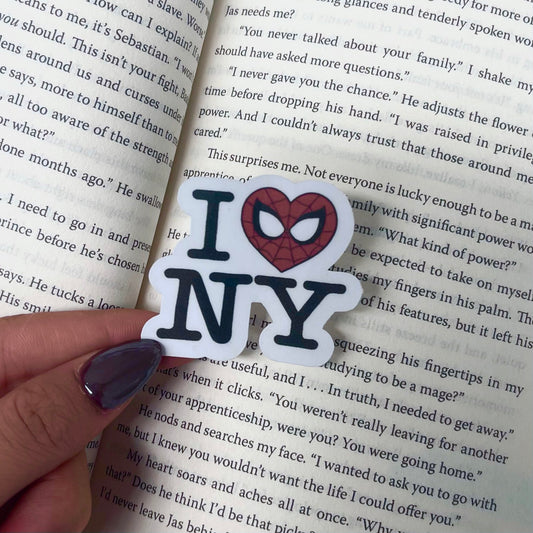 I Love NY Spider Sticker