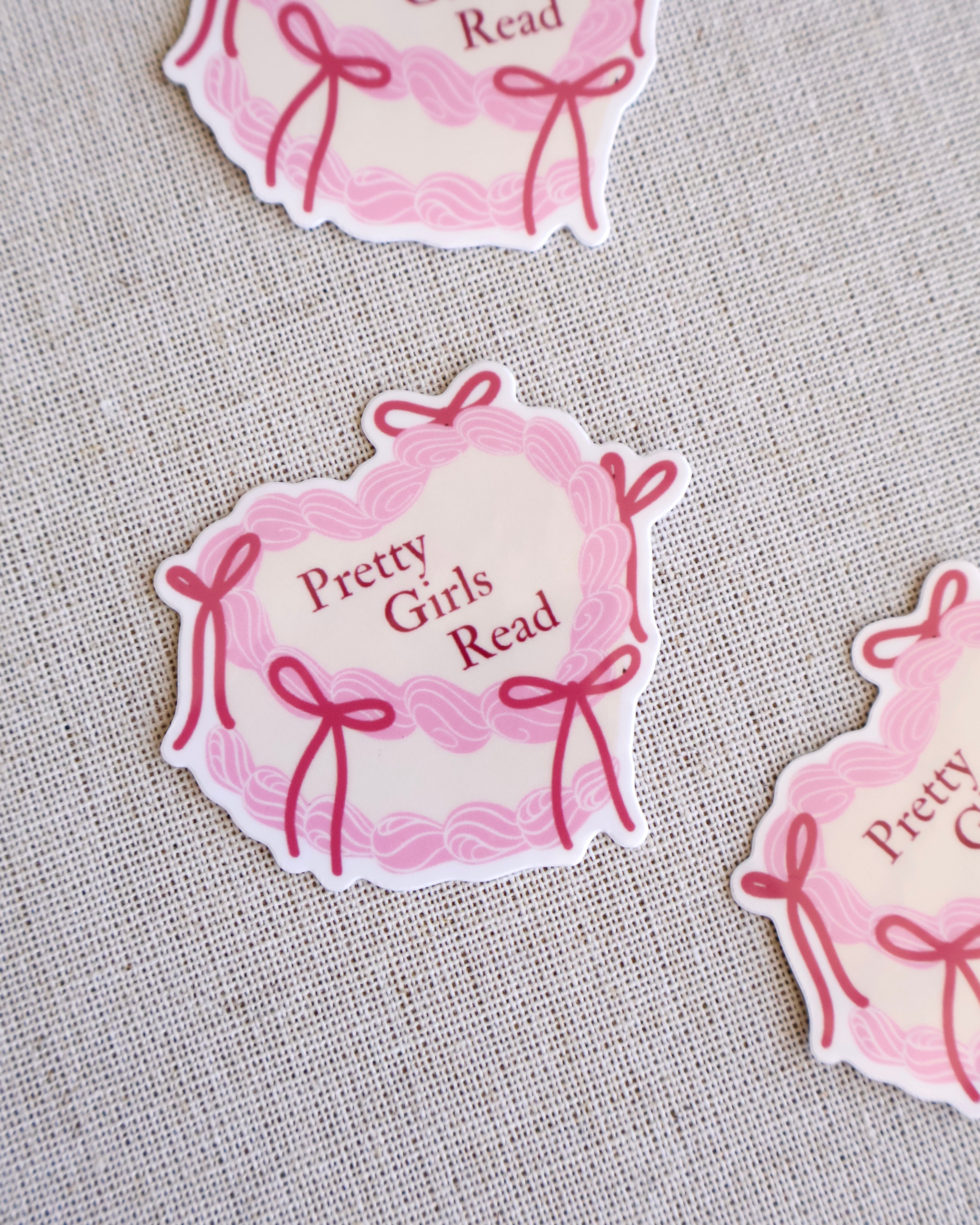 Pretty Girls Read Sticker