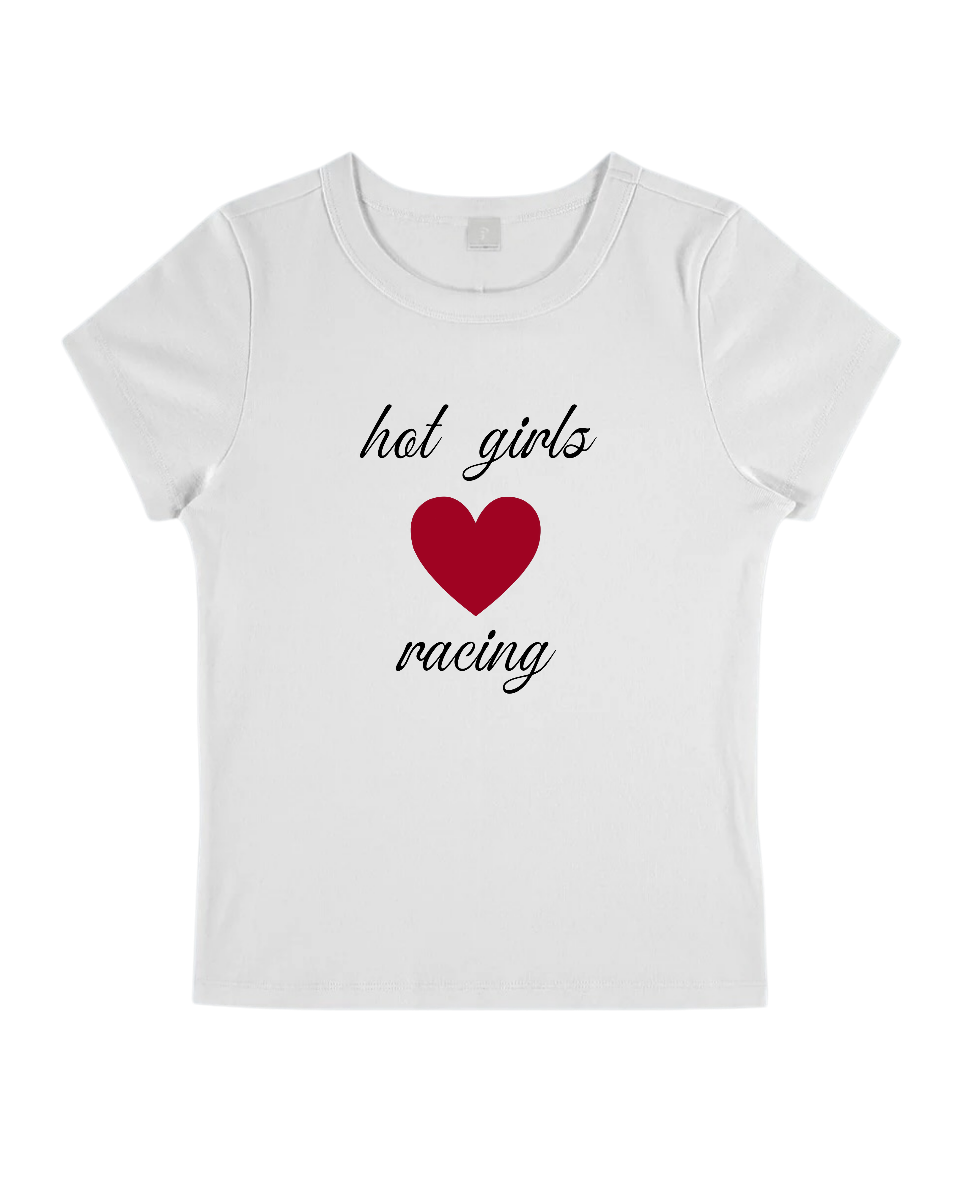 Hot Girls Love Racing Baby Tee