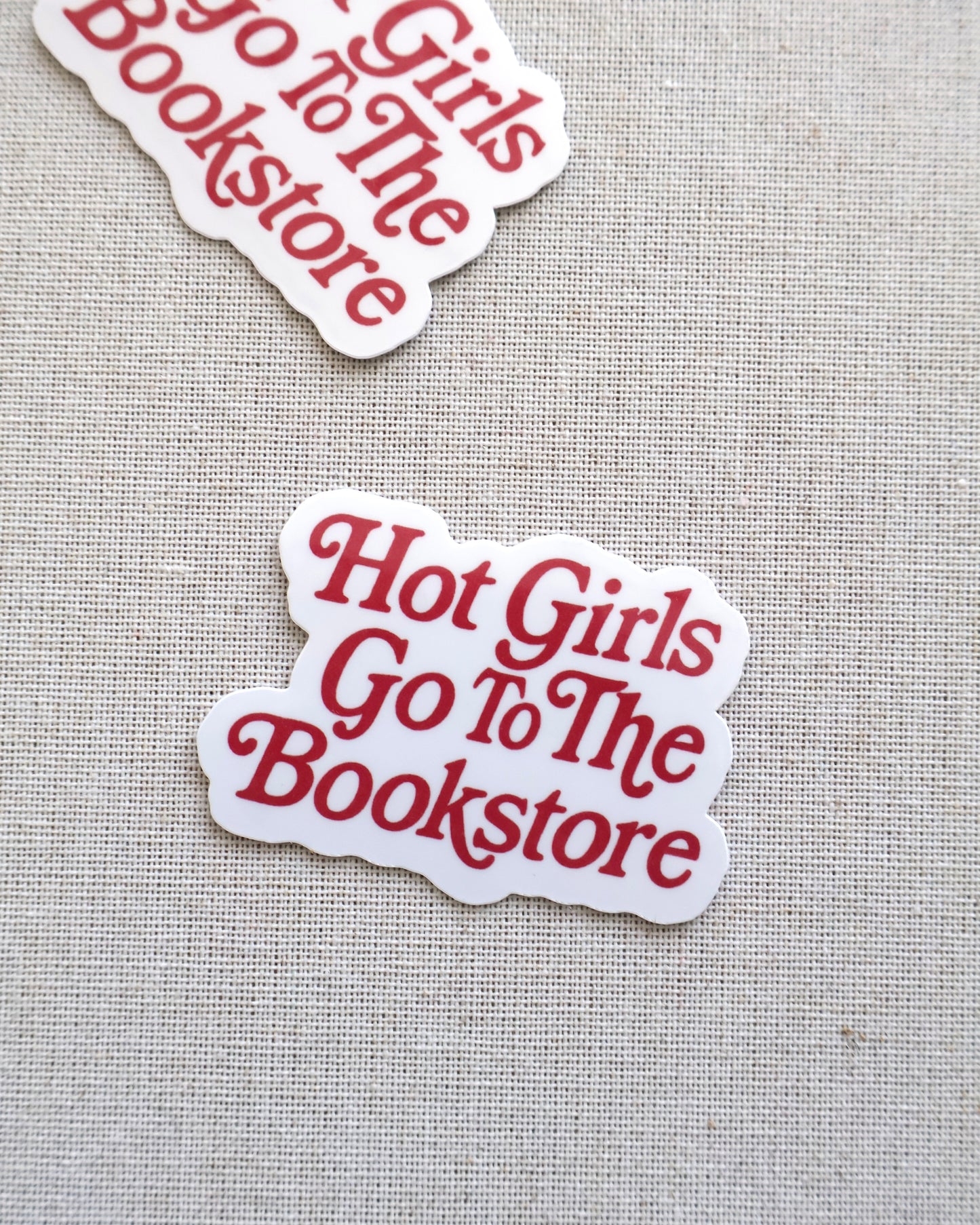 Hot Girls Go To The Bookstore Sticker