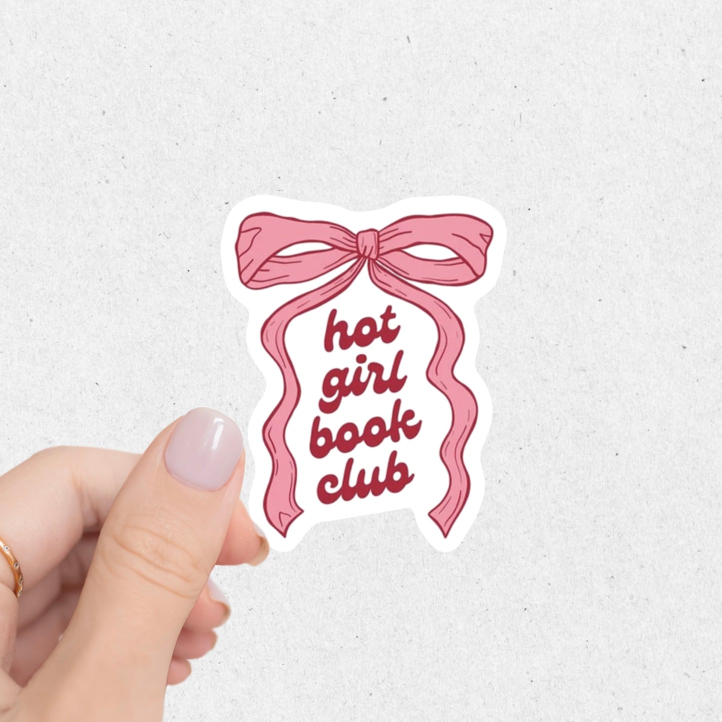 Hot Girls Book Club Sticker