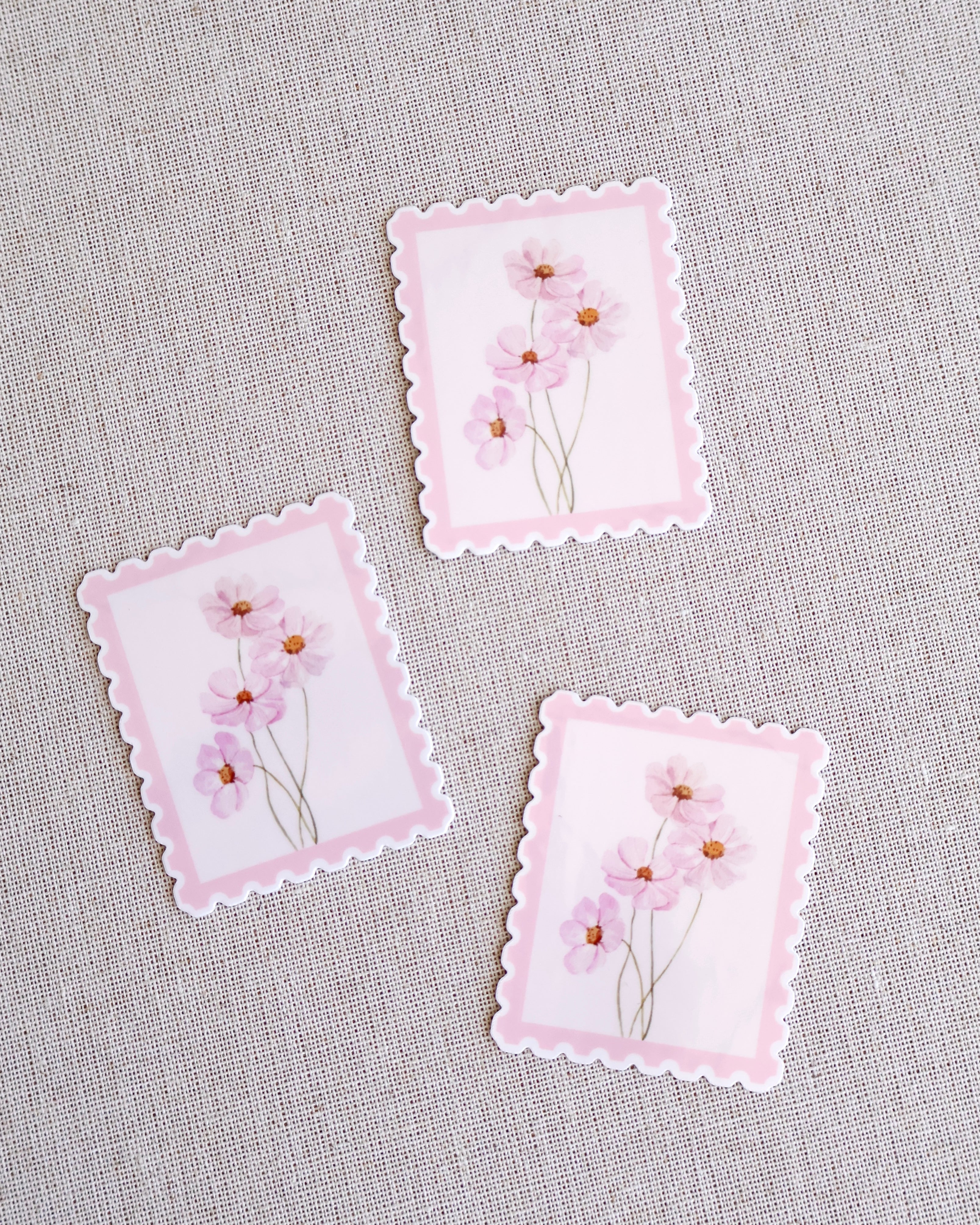 Flower Stamp Sticker