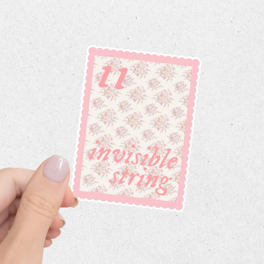 Invisible String Sticker