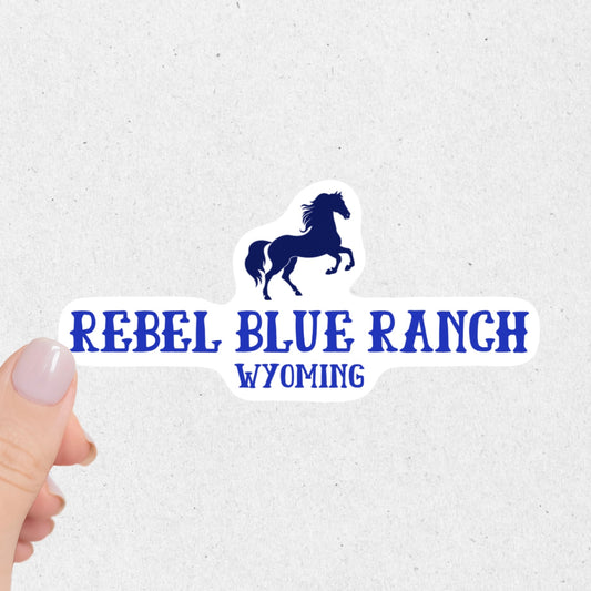 Blue Ranch Sticker