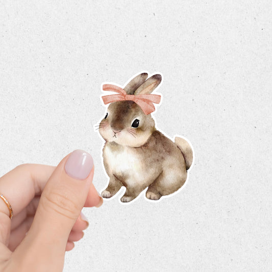 Rabbit Bow Sticker