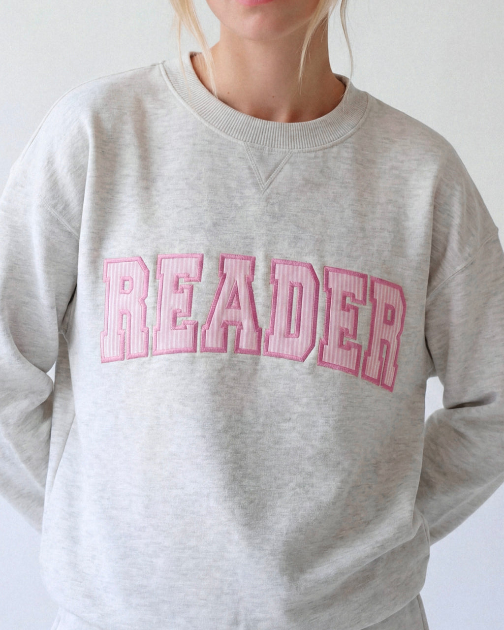Limited Edition / Stripe Appliqué Reader Jumper