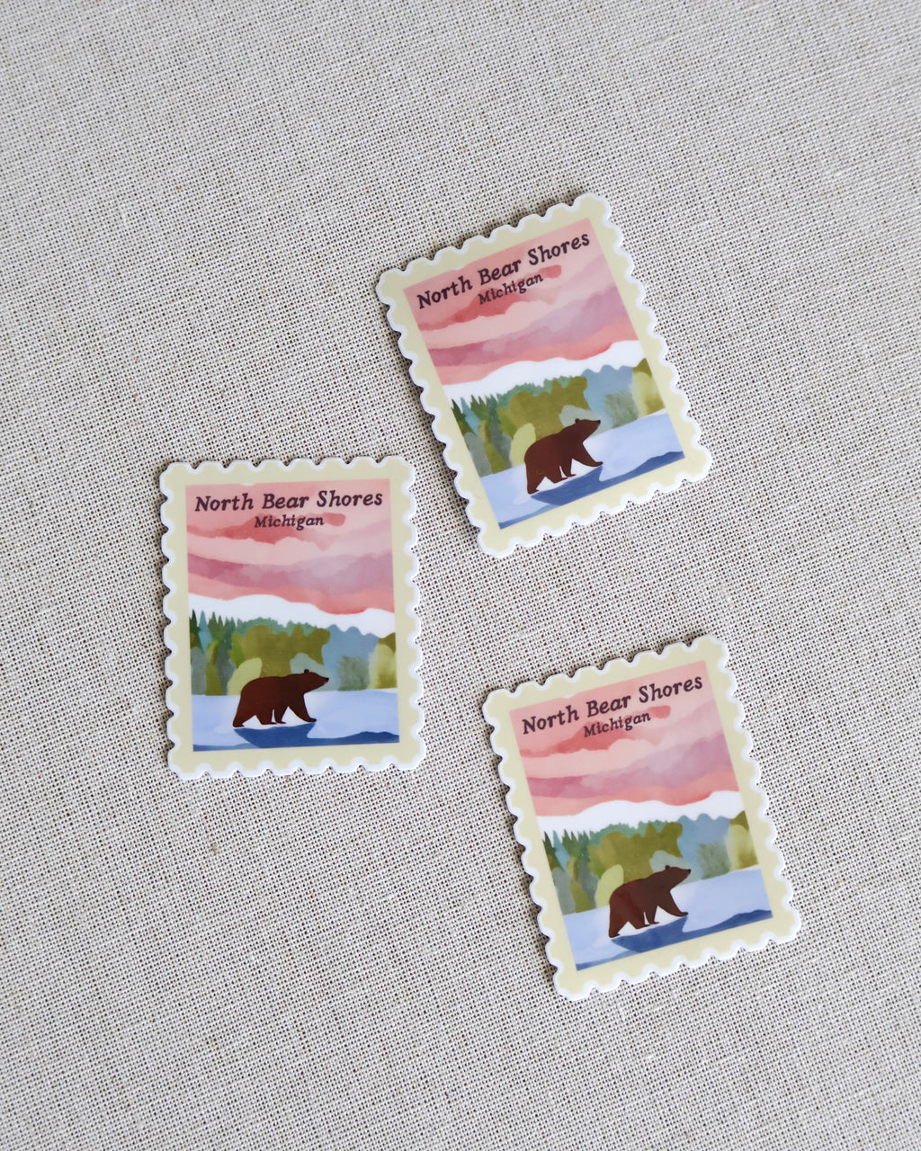 North Bear Shores Stamp Sticker