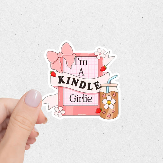 Kindle Girlie Sticker