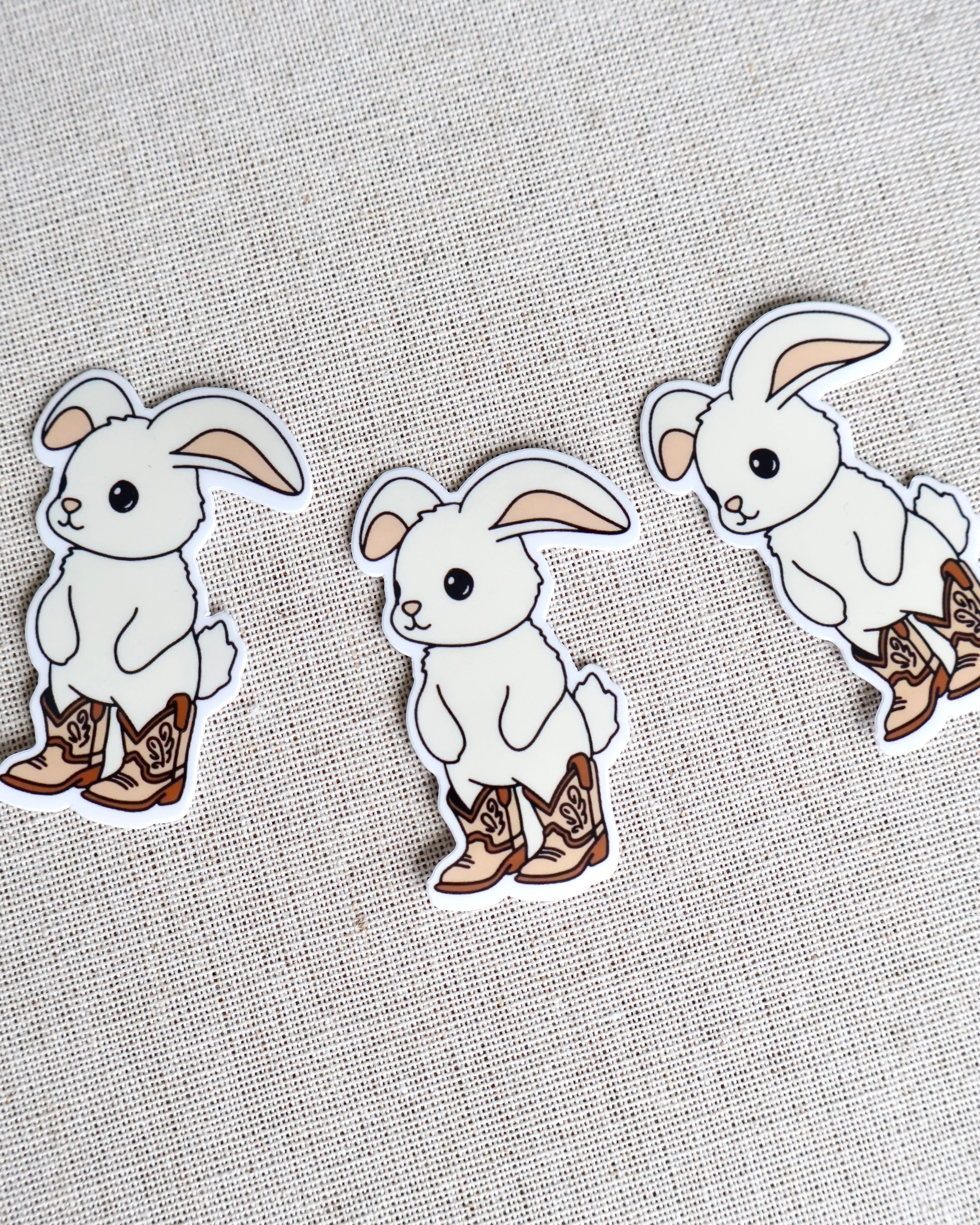 Cowboy Bunny Sticker