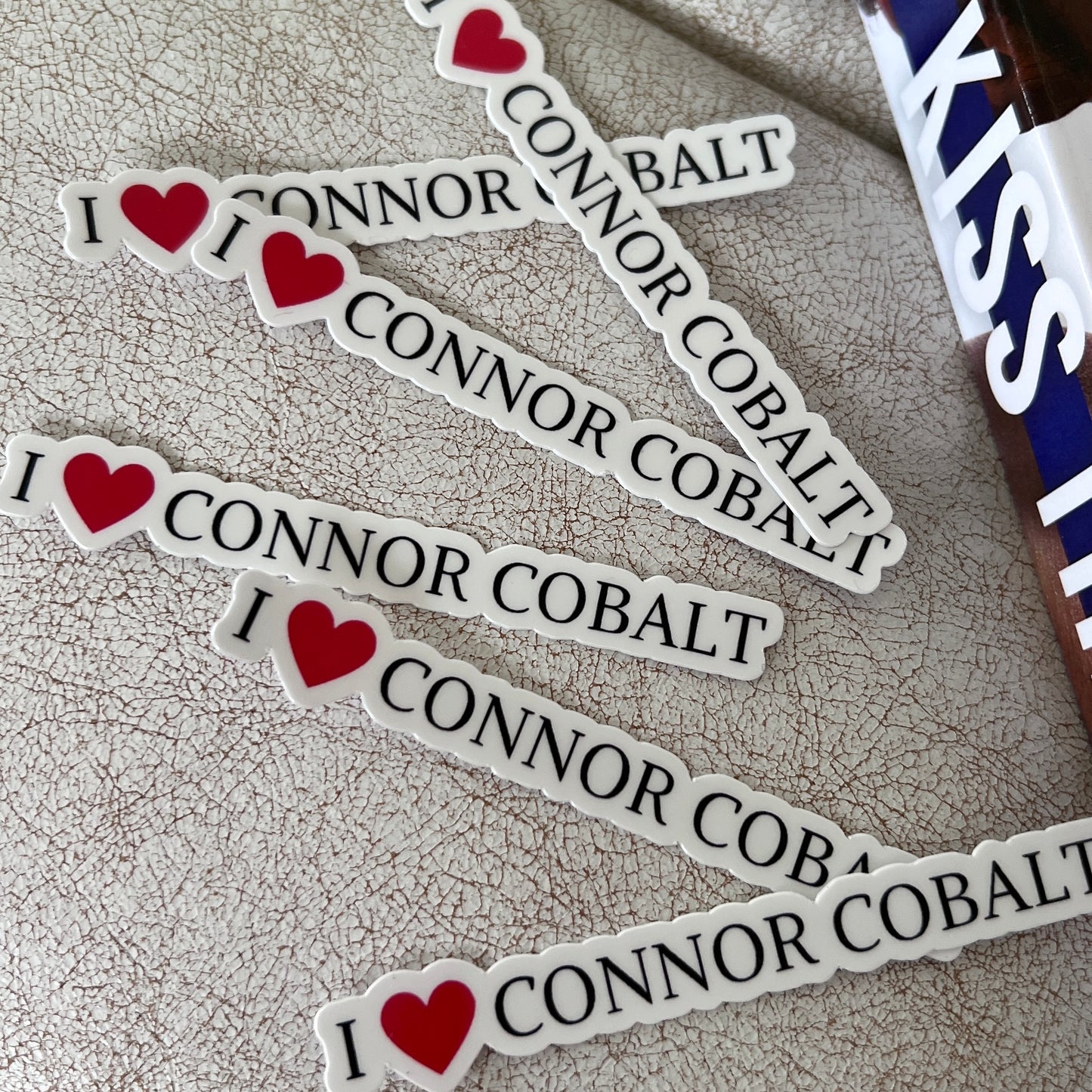 Connor Cobalt Sticker