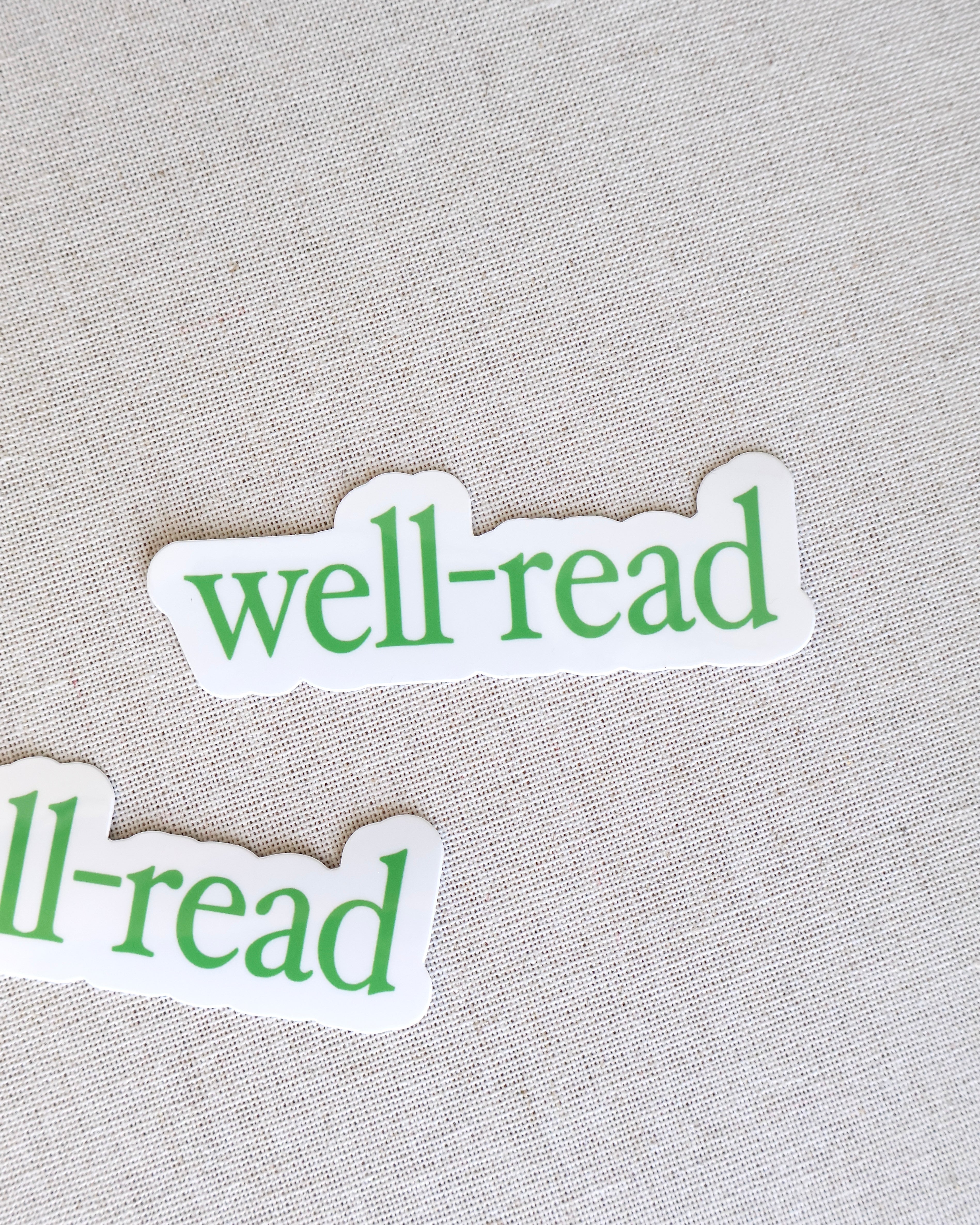 Well-Read Green Sticker