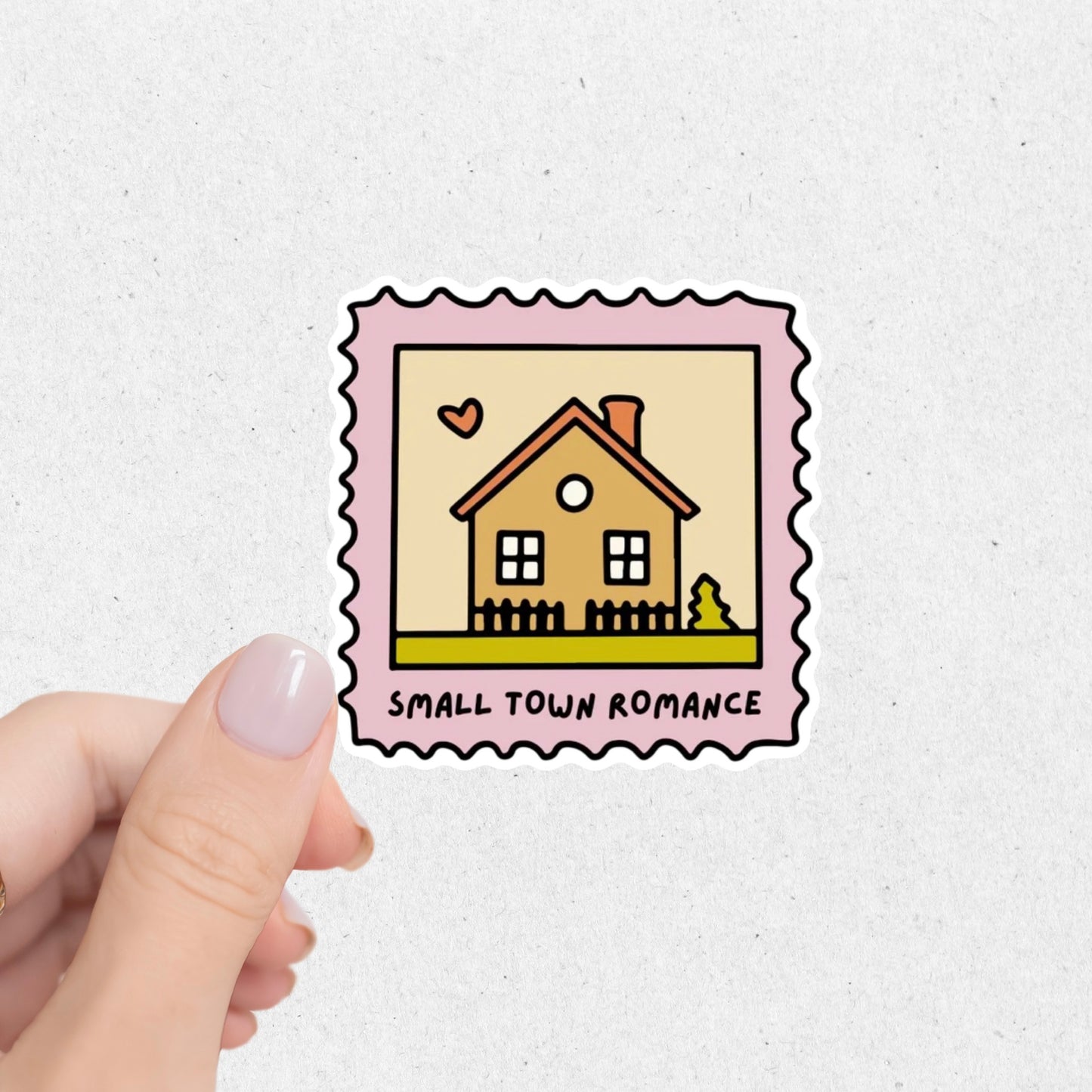 Small Town Romance Sticker