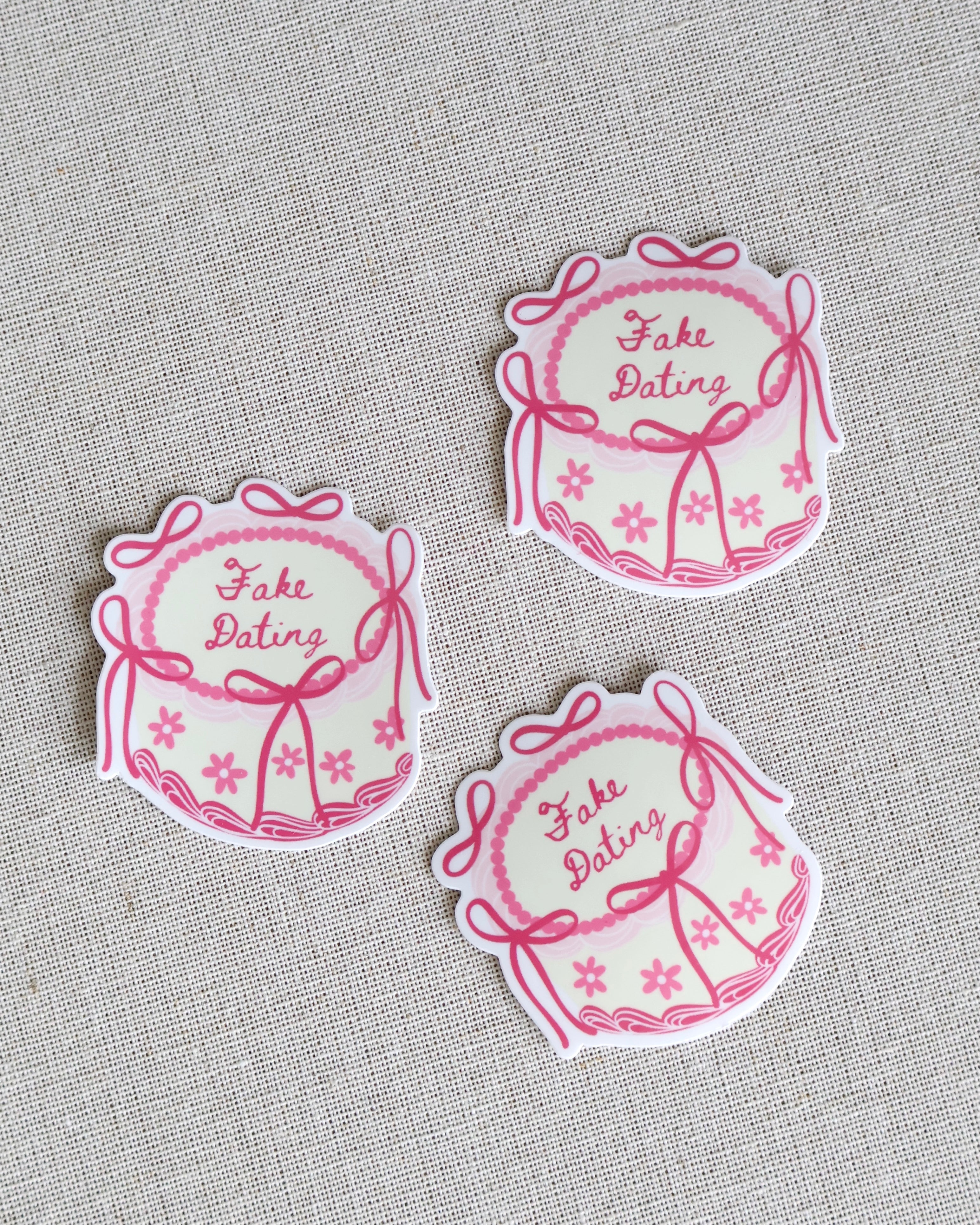 Fake Dating Cake Sticker
